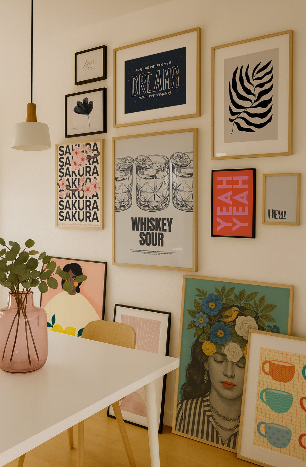 Whiskey Sour Poster – Retro Wandbild & Moderne Kunst für Küche, Wohnzimmer & Bar