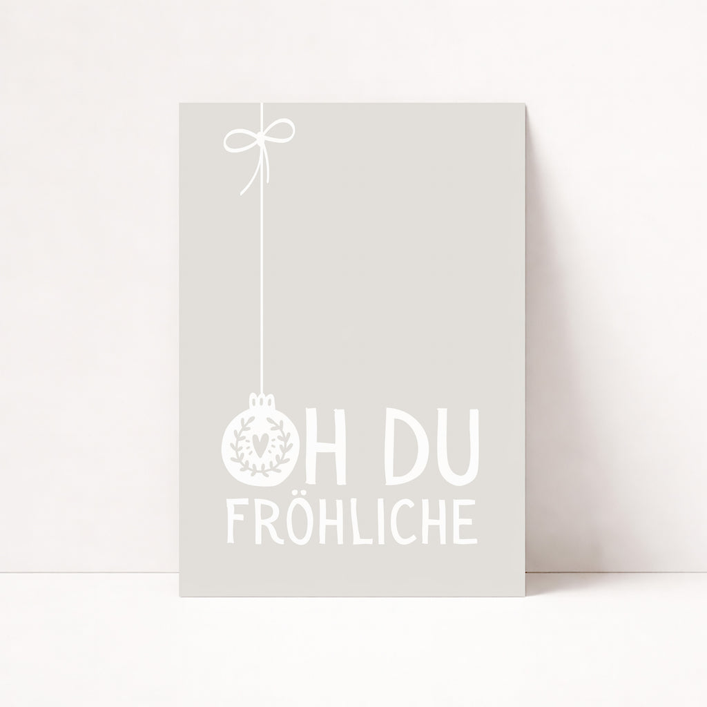 OH DU FRÖHLICHE POSTER