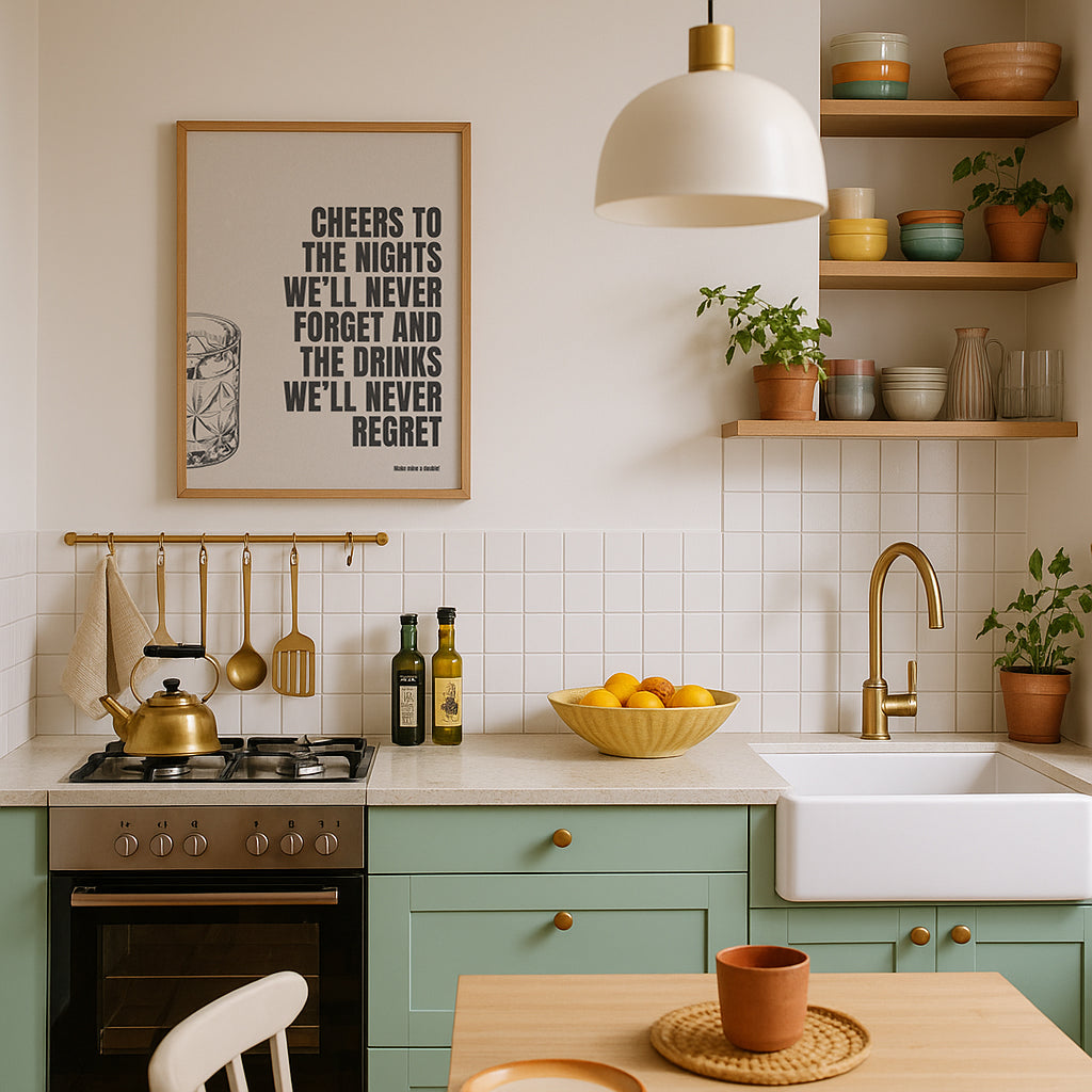 Cheers Poster – Retro Wandbild & Moderne Kunst für Küche, Wohnzimmer & Büro
