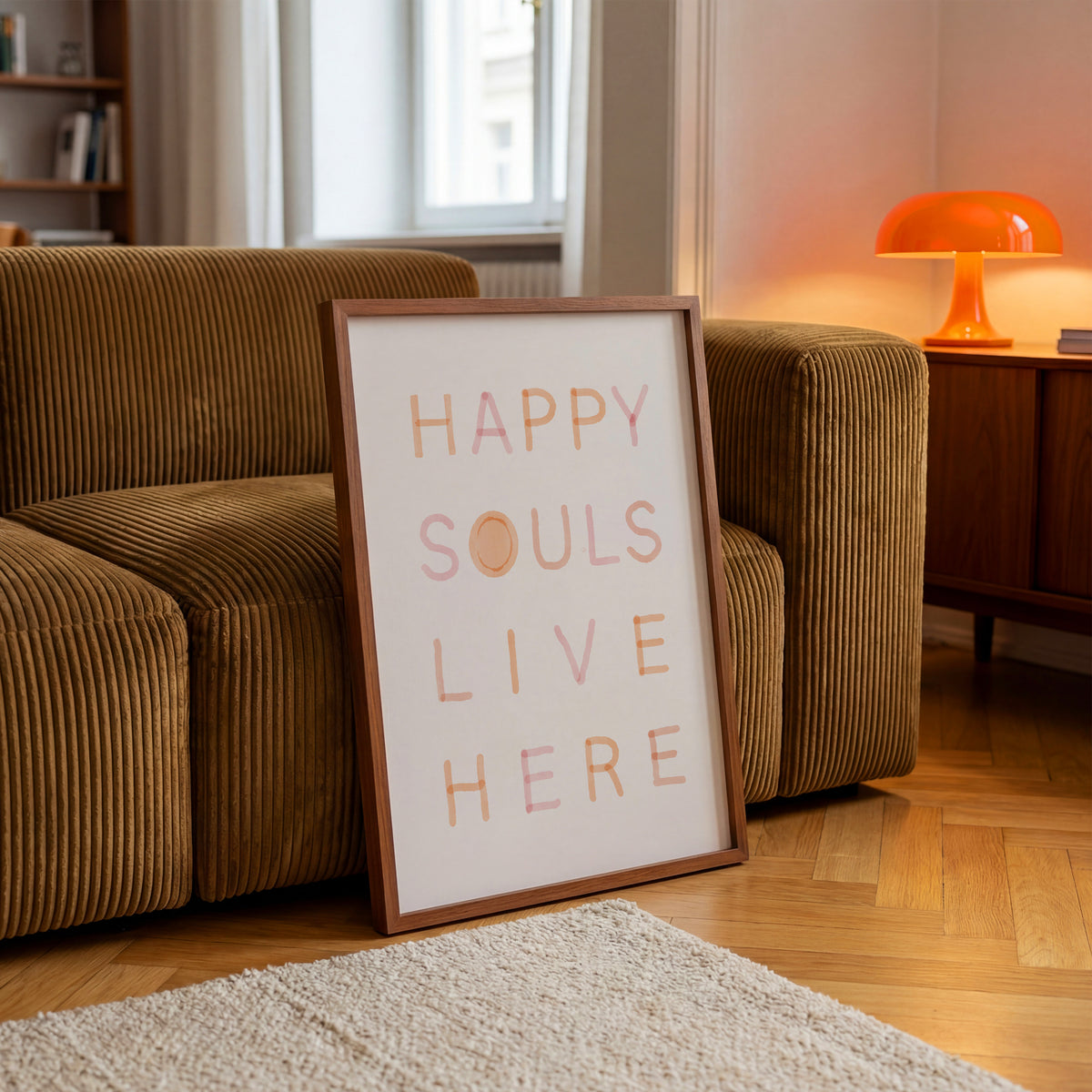 HAPPY SOULS LIVE HERE POSTER