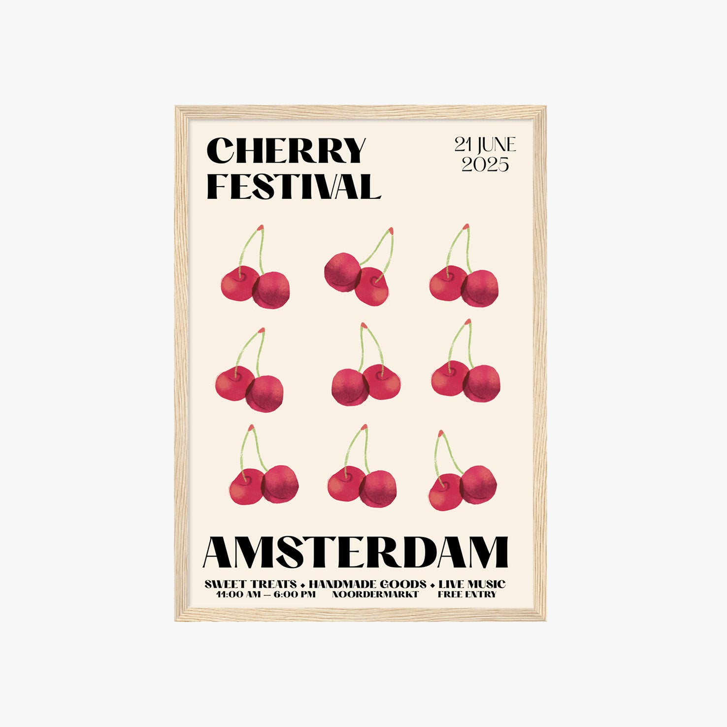 CHERRY FESTIVAL POSTER