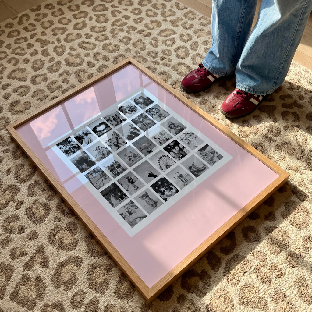 30 LITTLE MOMENTS SOFT BLUSH – PERSONALISIERTES FOTOCOLLAGE POSTER