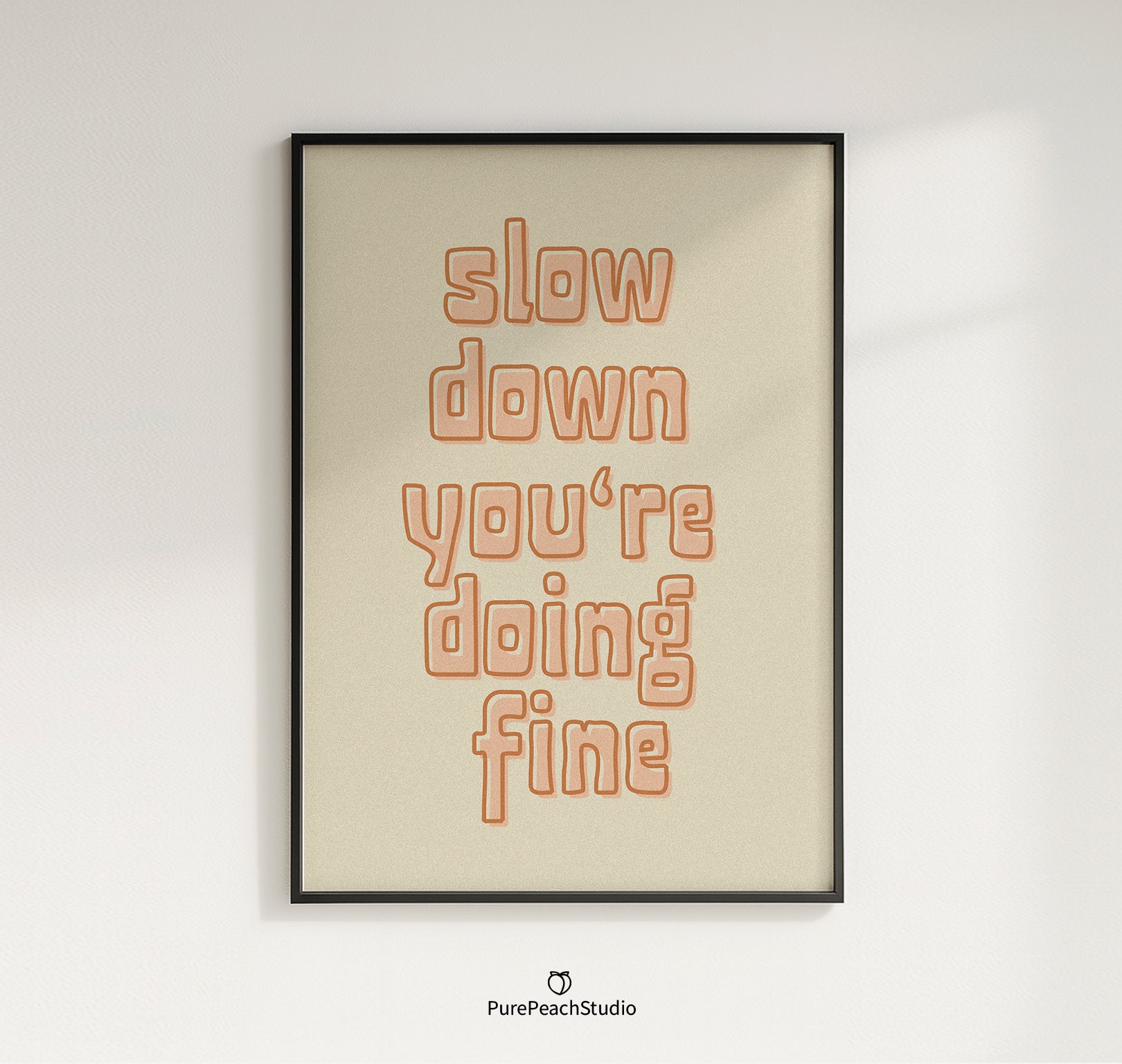 SLOW DOWN Poster