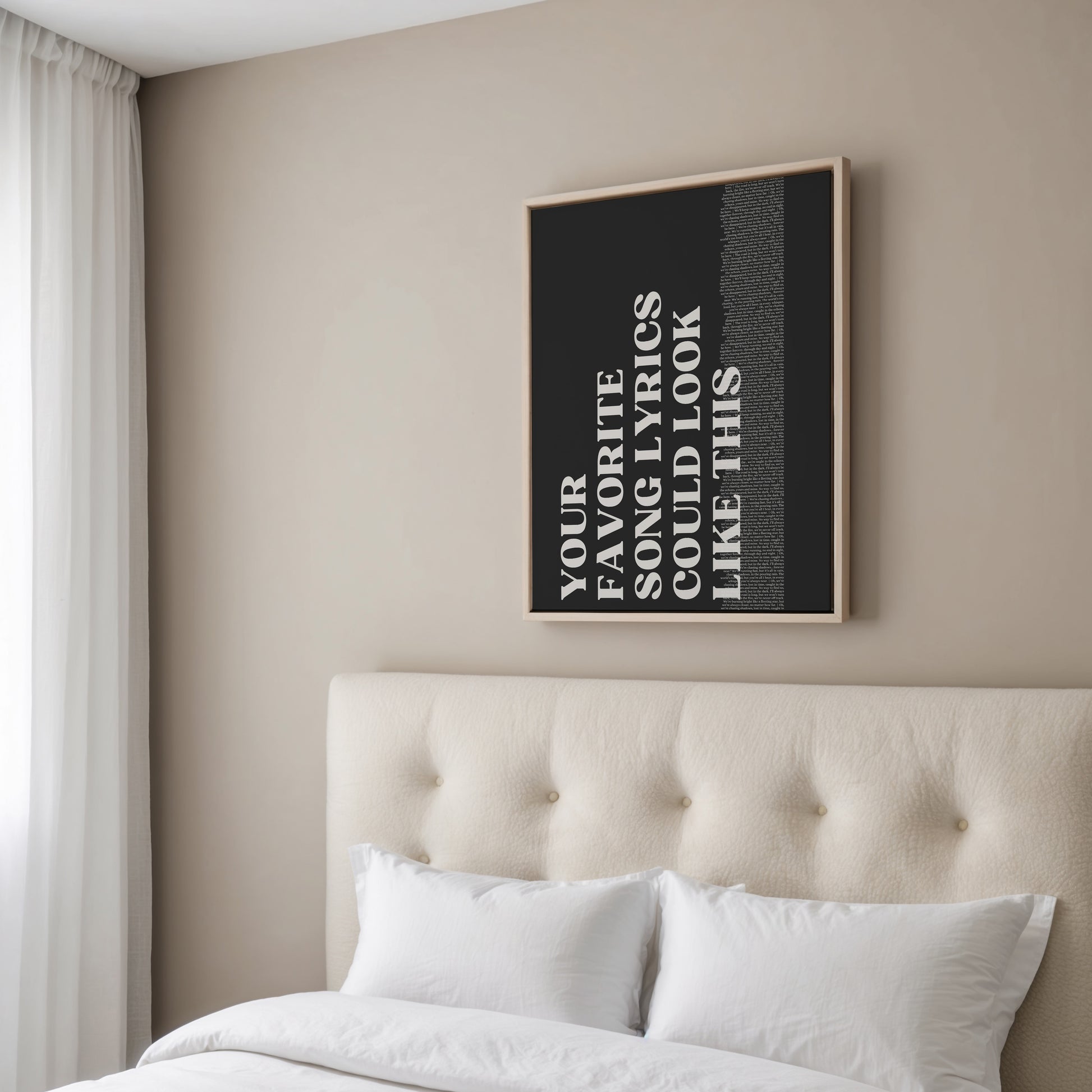 Custom Song Lyrics Poster, Personalised Music Poster, Customizable Music Gift, Vinyl Lyric Poster, Wedding Anniversary Gift