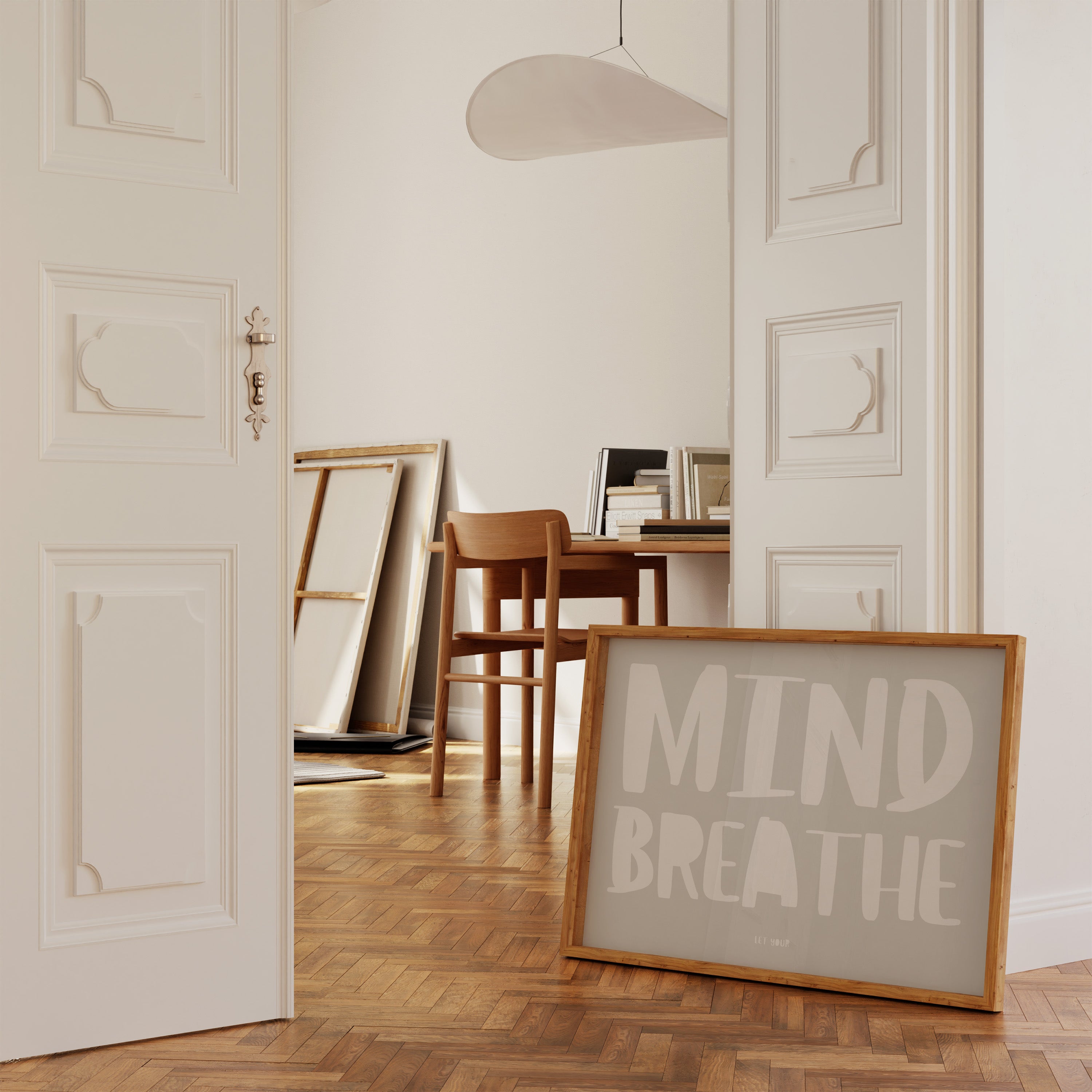 LET YOUR MIND BREATHE POSTER