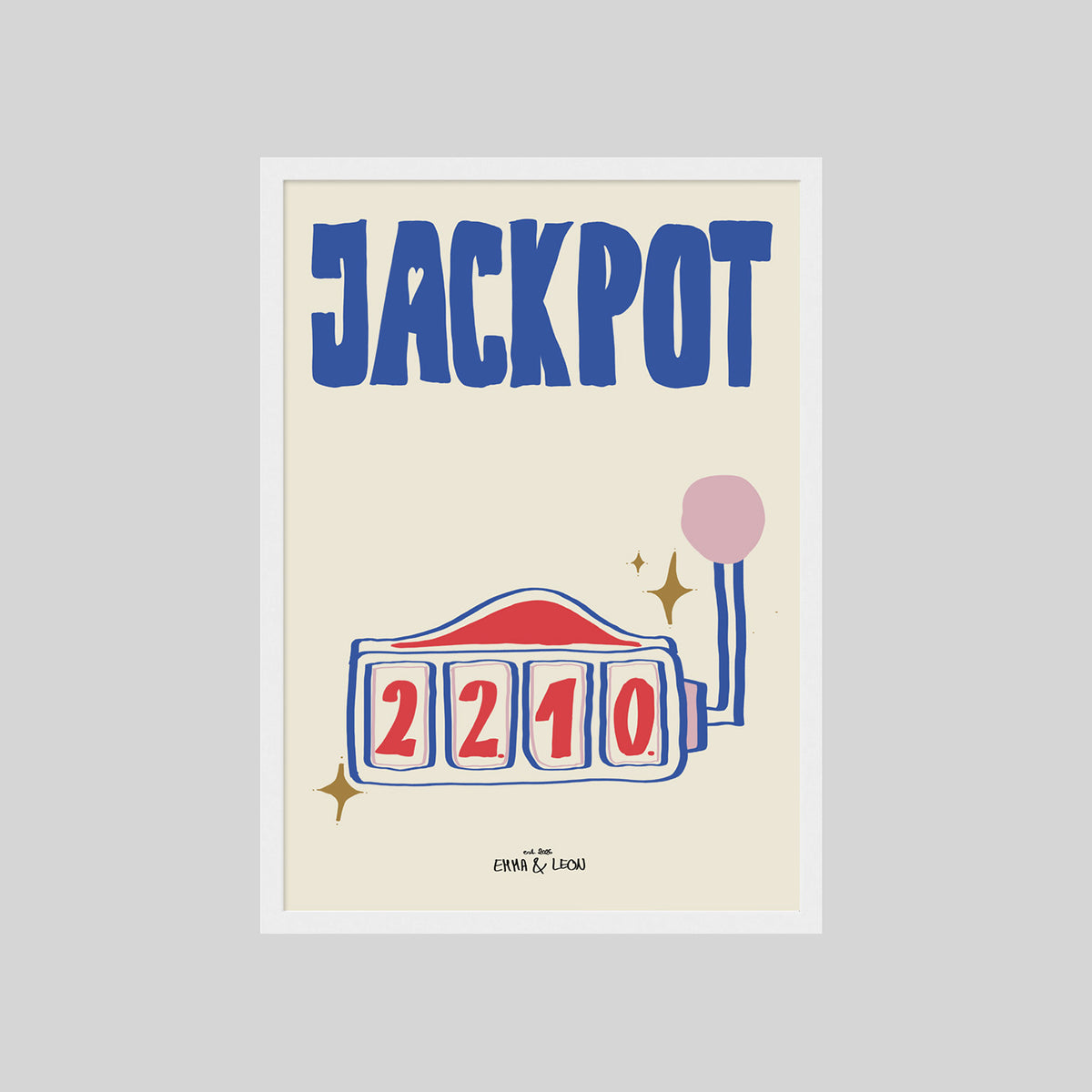 PERSONALISIERTES POSTER - JACKPOT