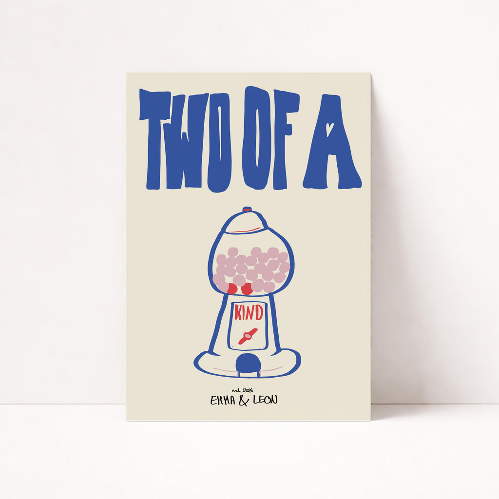 TWO OF A KIND POSTER – RETRO WANDBILD & MODERNE KUNST
