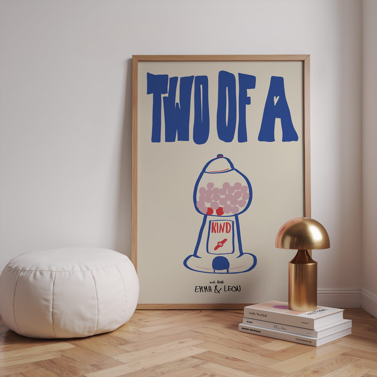TWO OF A KIND POSTER – RETRO WANDBILD & MODERNE KUNST