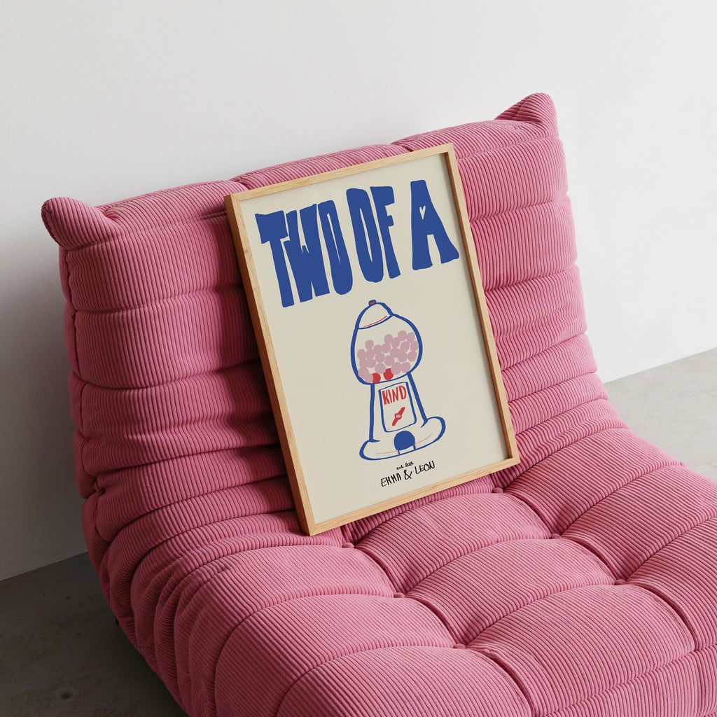 TWO OF A KIND POSTER – RETRO WANDBILD & MODERNE KUNST