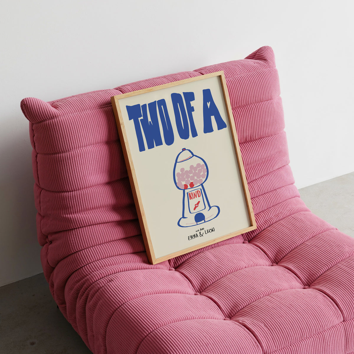 TWO OF A KIND POSTER – RETRO WANDBILD & MODERNE KUNST