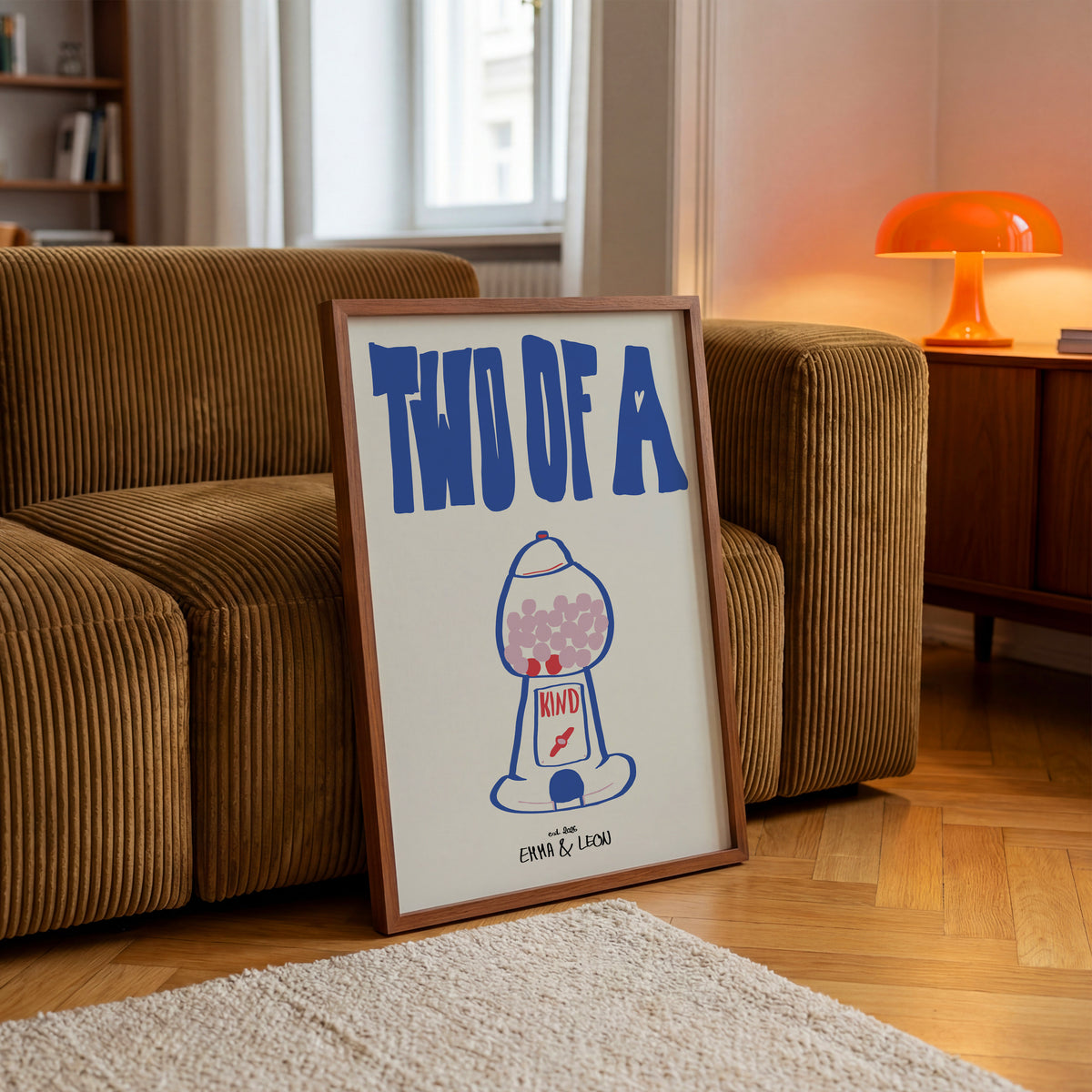 TWO OF A KIND POSTER – RETRO WANDBILD & MODERNE KUNST