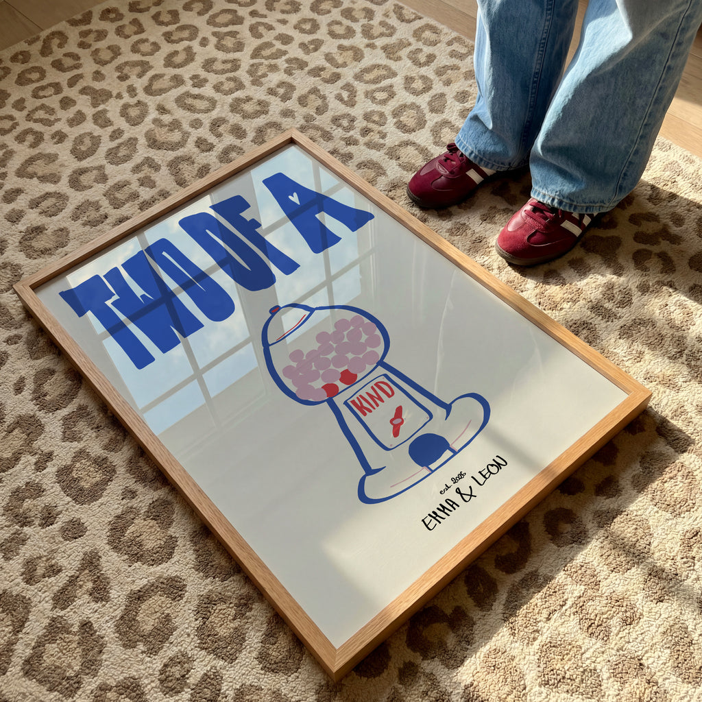TWO OF A KIND POSTER – RETRO WANDBILD & MODERNE KUNST
