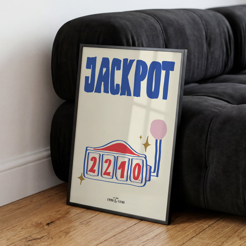 PERSONALISIERTES JACKPOT POSTER