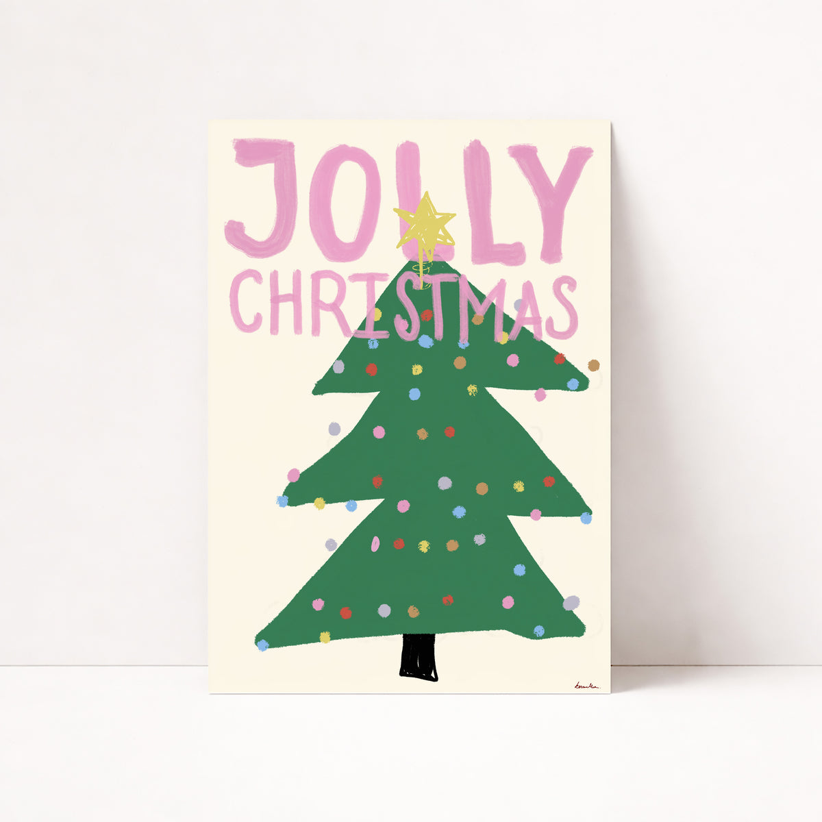 JOLLY CHRISTMAS POSTER