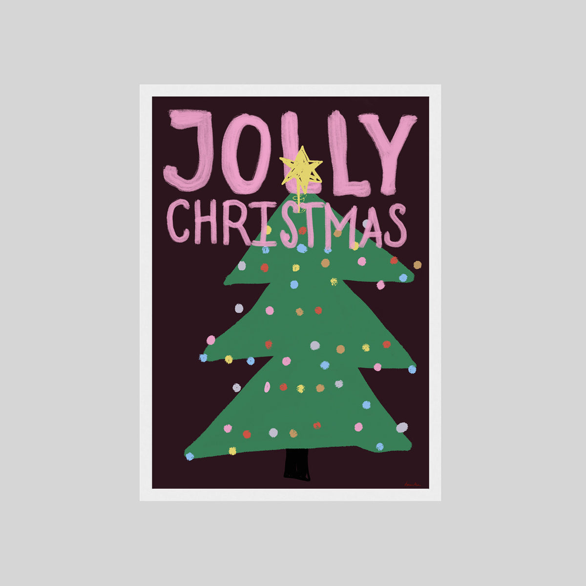 JOLLY CHRISTMAS POSTER