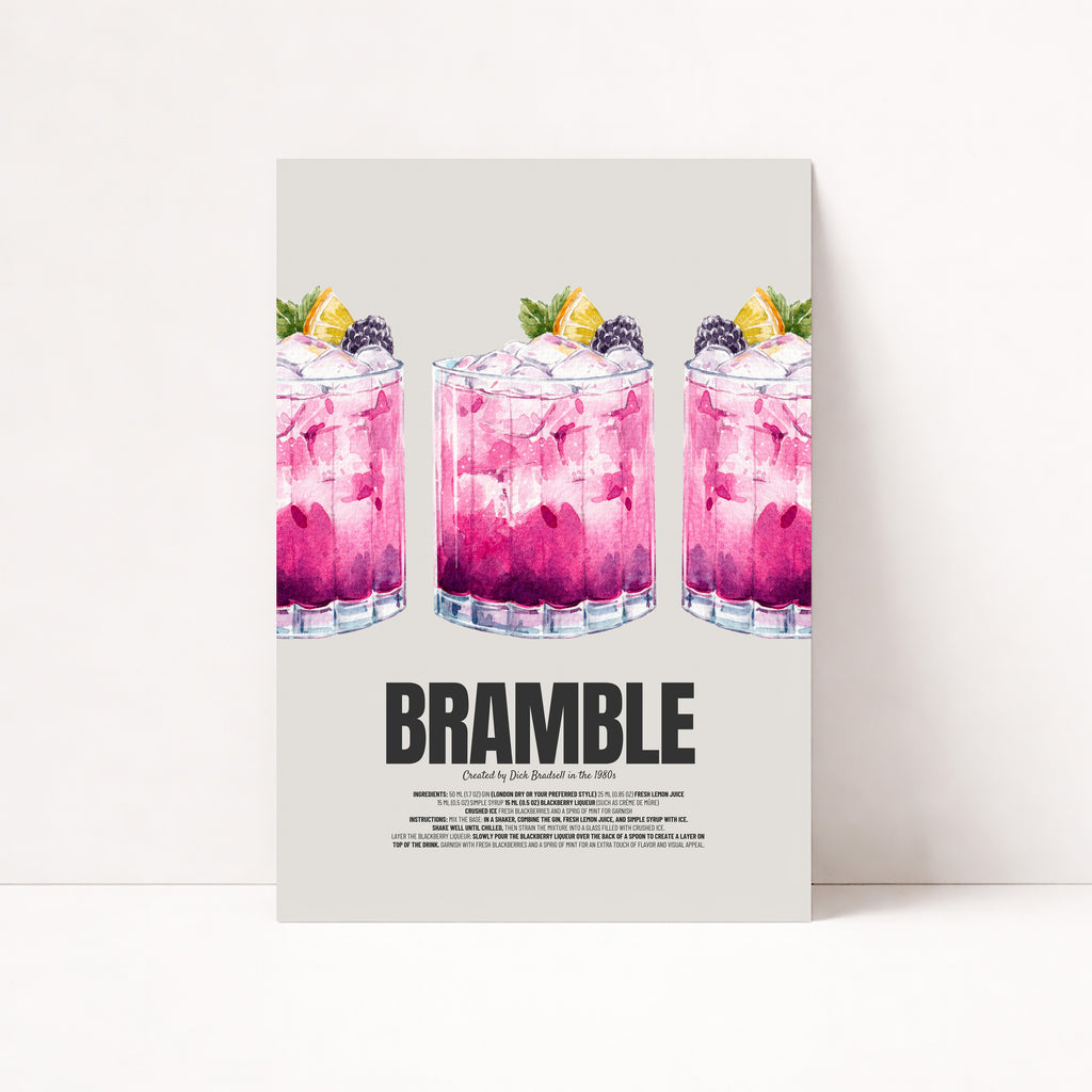 BRAMBLE COCKTAIL POSTER