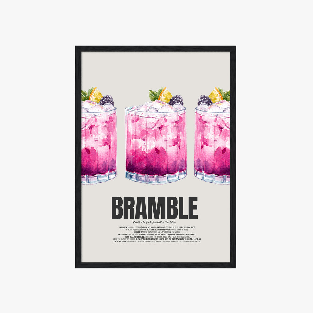 BRAMBLE COCKTAIL POSTER
