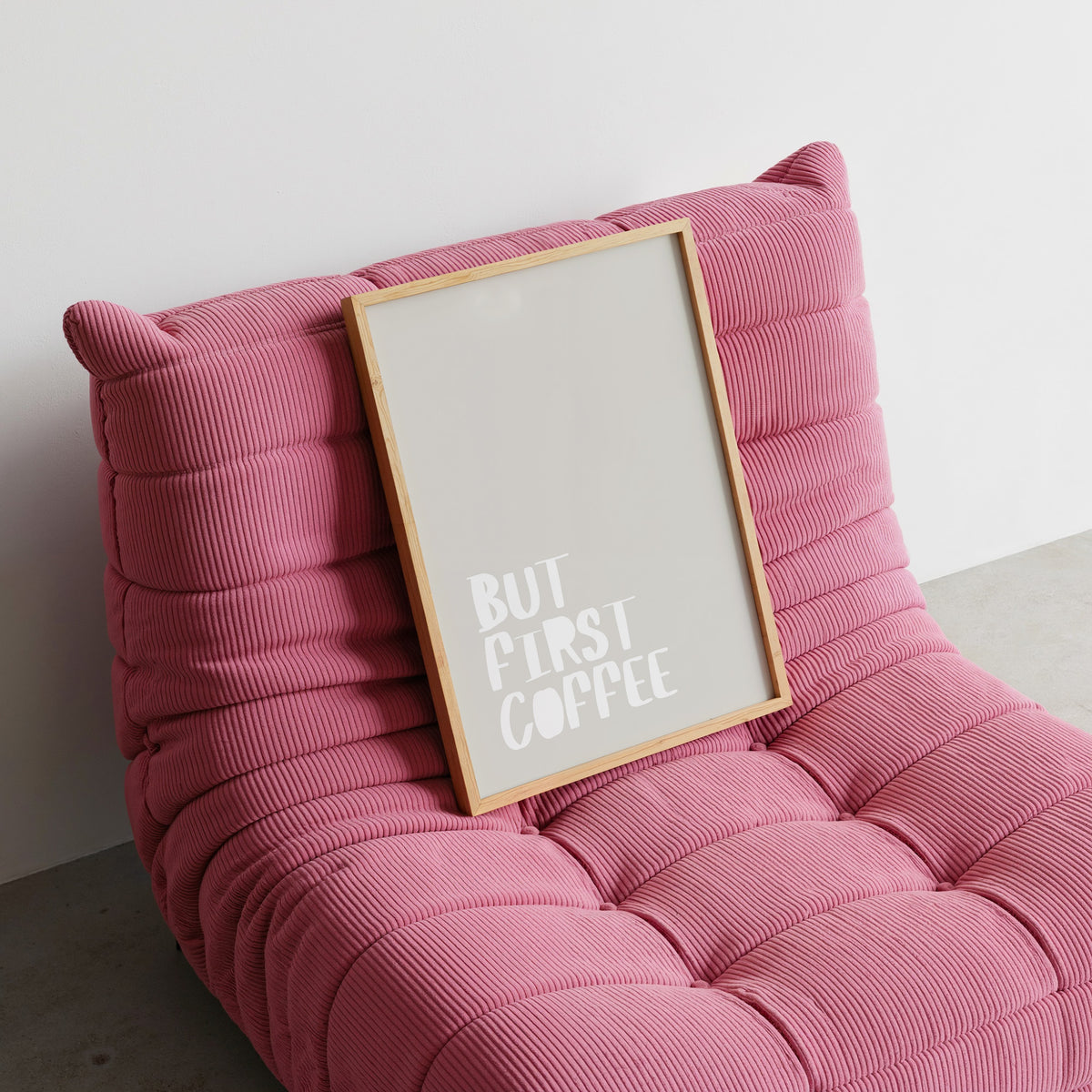 FIRST COFFEE POSTER