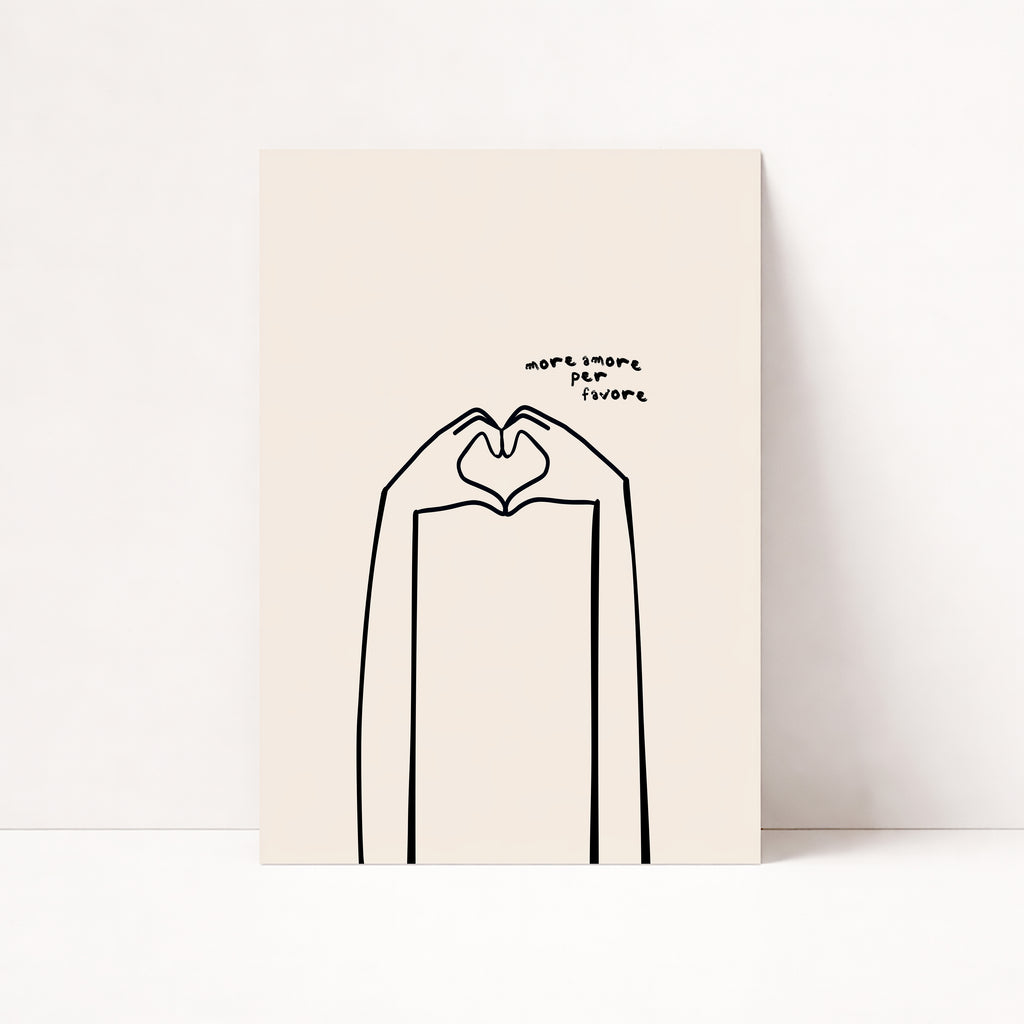 MORE AMORE PER FAVORE POSTER