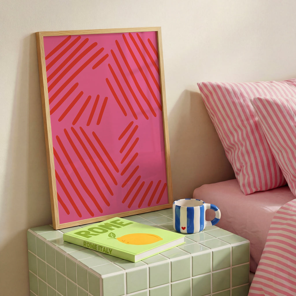COOL ABSTRACT LINES POSTER