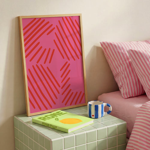 COOL ABSTRACT LINES POSTER