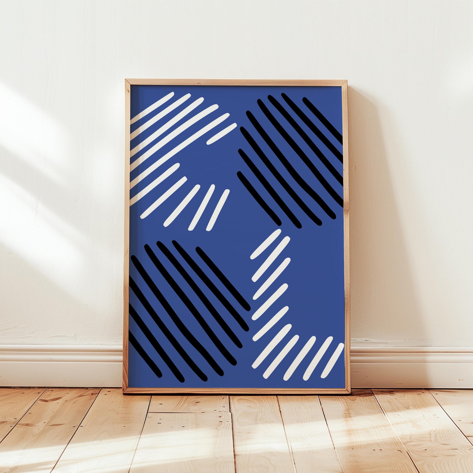 BLUE COOL Poster | Black And White | Modern Art | Room Decor | Typography Art | Wall Art | Living Room Decor | Present for Her