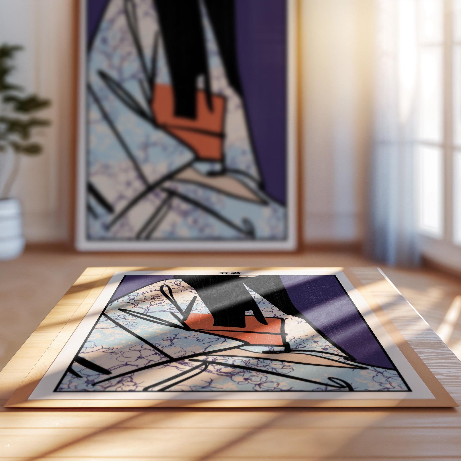 Geisha Art Print | Japanese Wall Art | Ukiyo-e Poster | Asian Decor | Traditional Japan Art | Digital Download