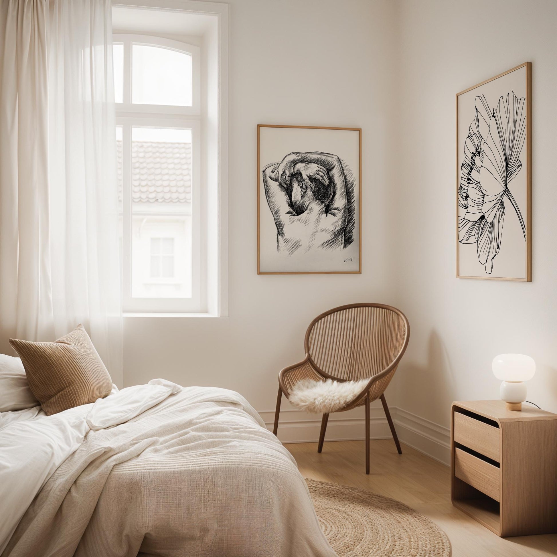 Woman Back Poster | Aesthetic Art | Minimalist Wall Decor | Perfect for modern interiors, adding elegance and charm | Poster