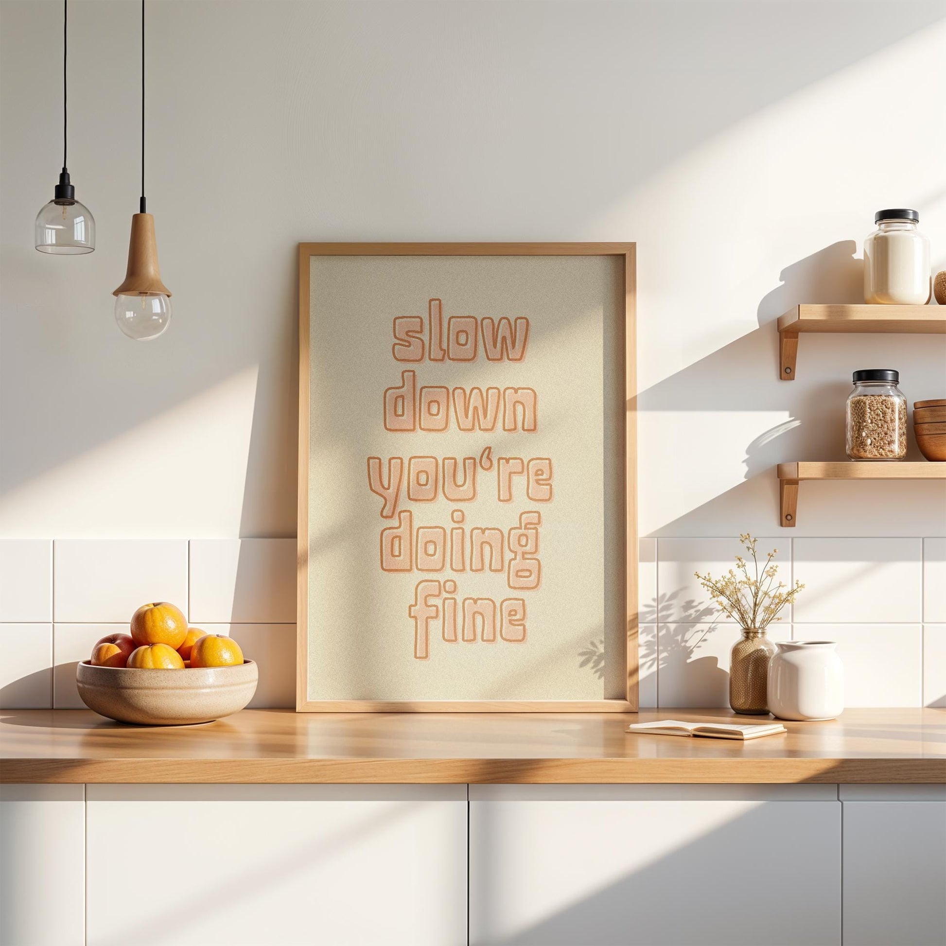 SLOW DOWN Poster