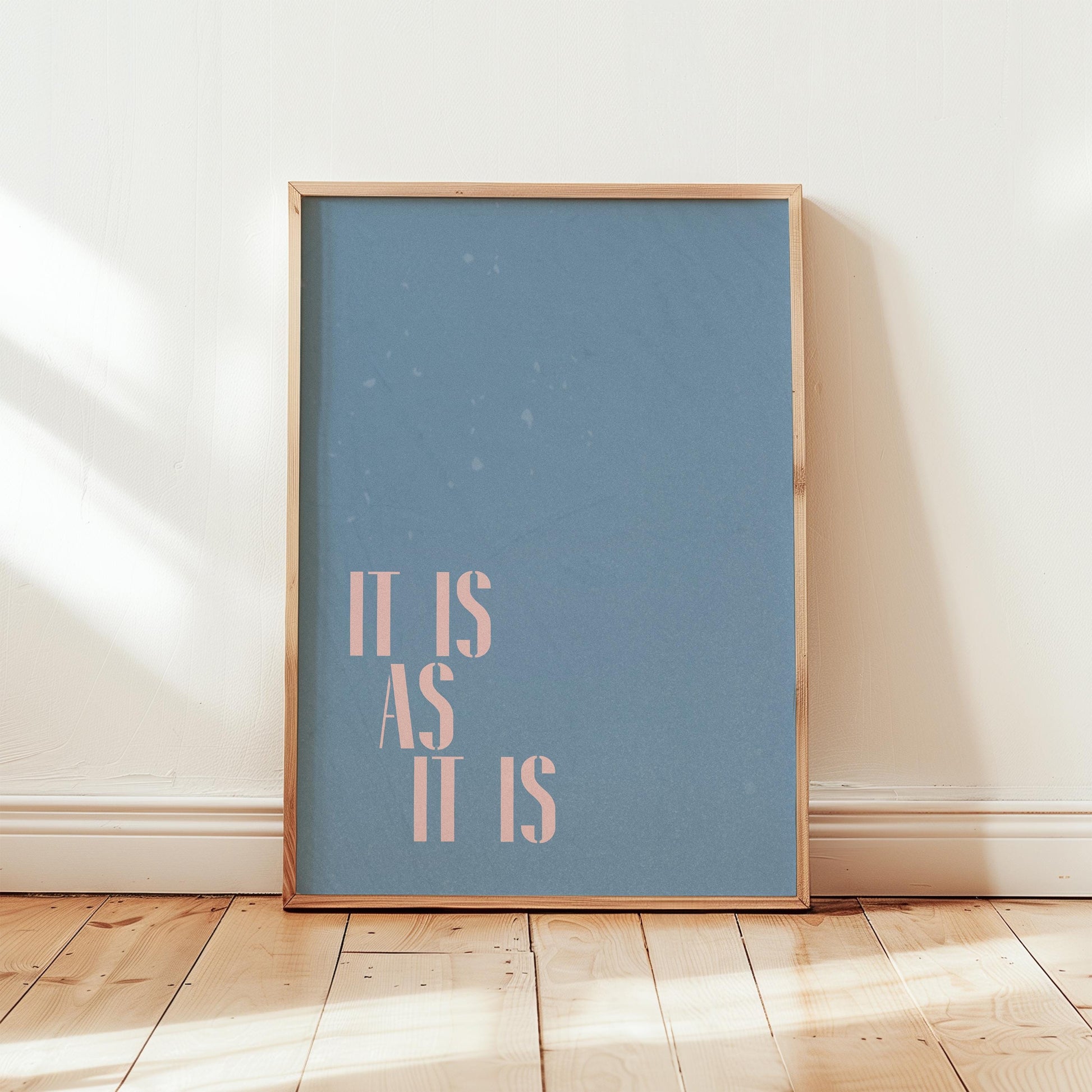 It Is As It Is Poster