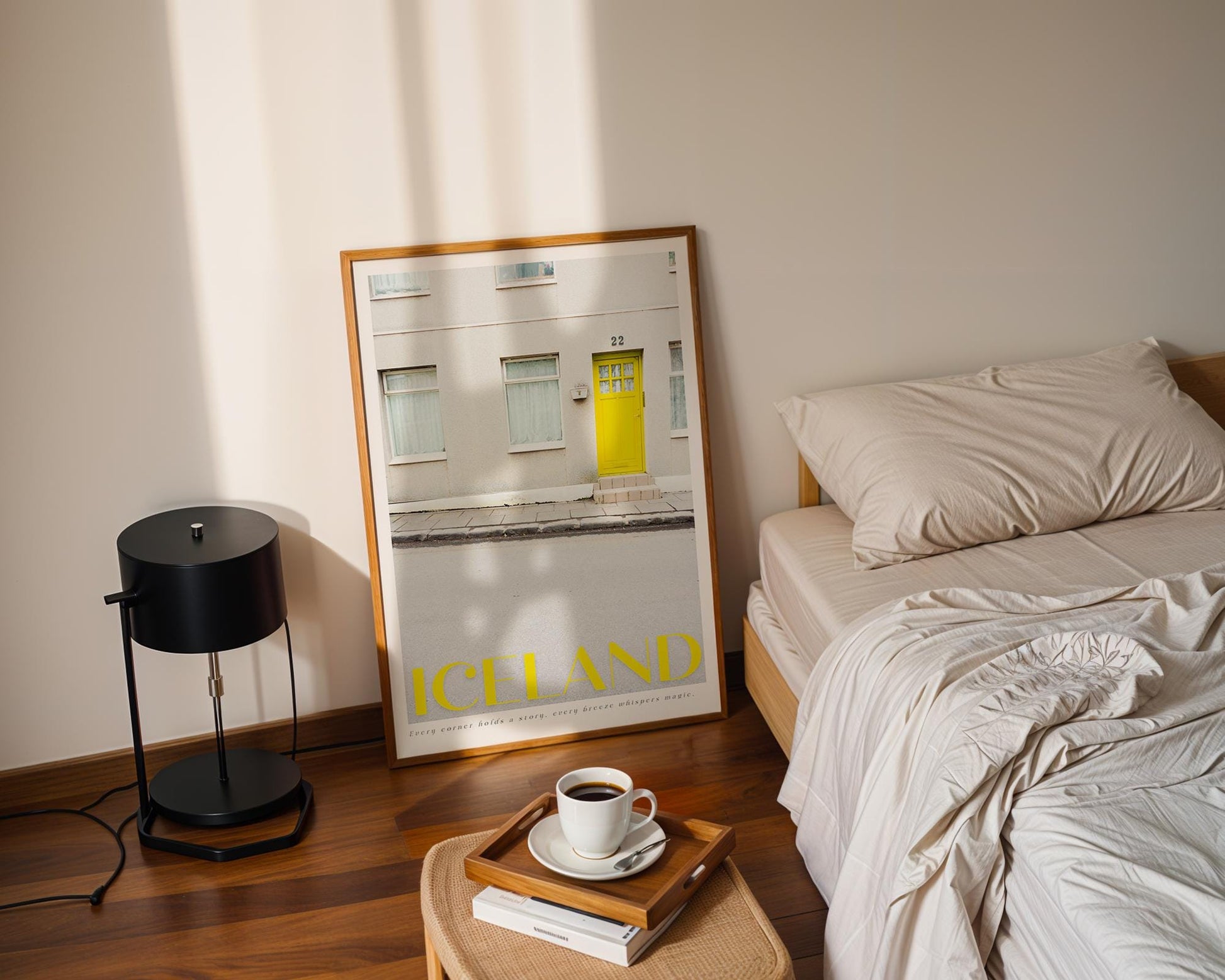 YELLOW Iceland Poster