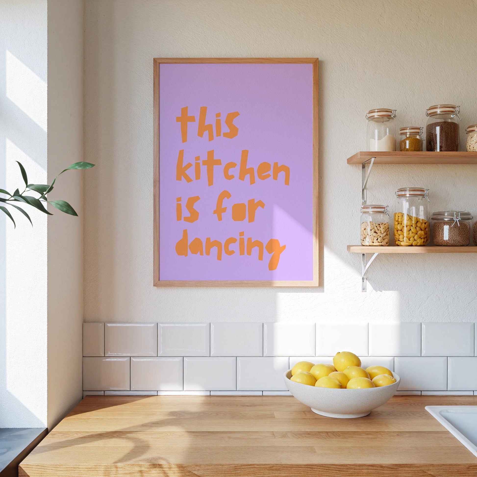 Kitchen Dancing Poster