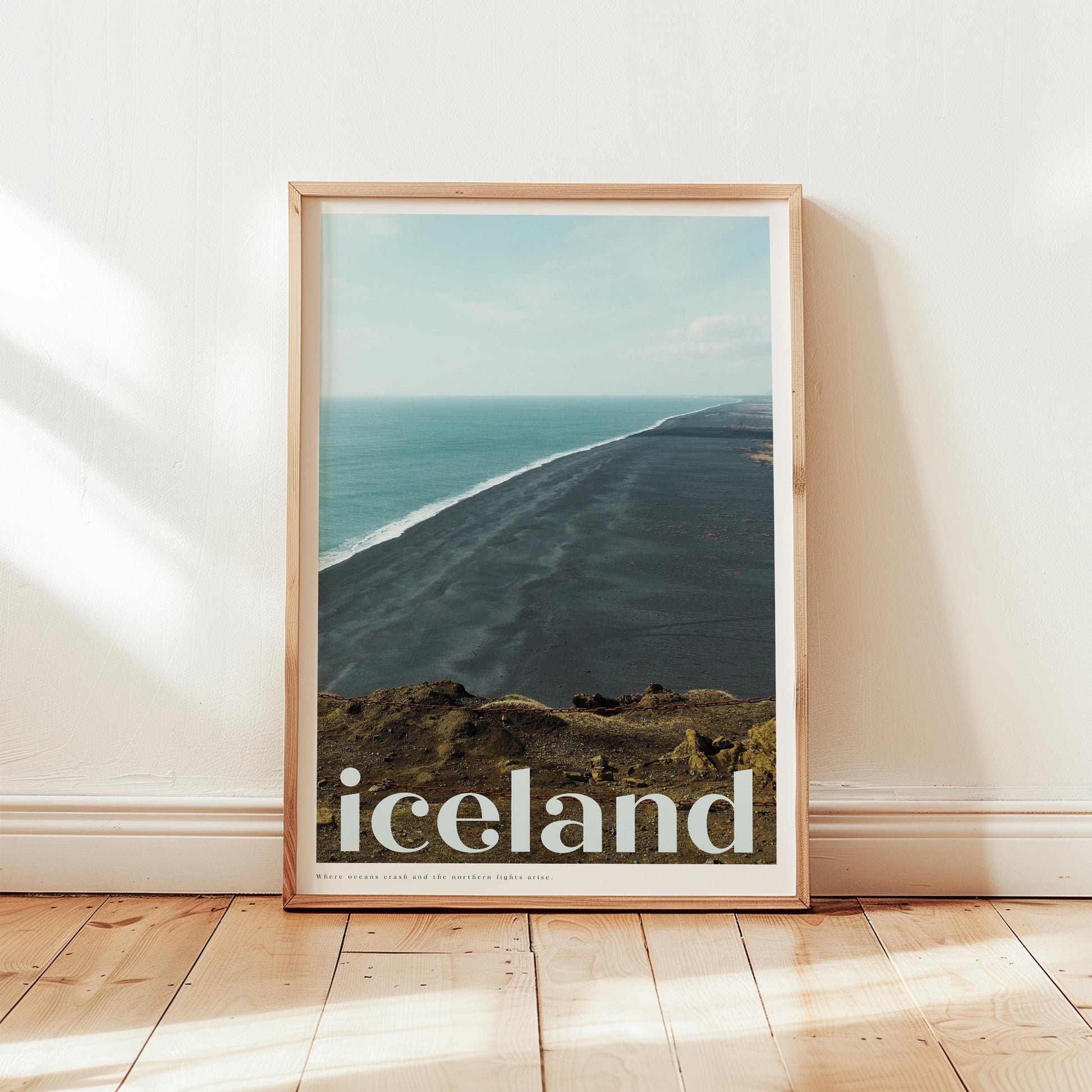 Iceland Poster | Stunning Art Poster of Iceland’s Majestic Landscape, Perfect for Your Home or Office Decor.