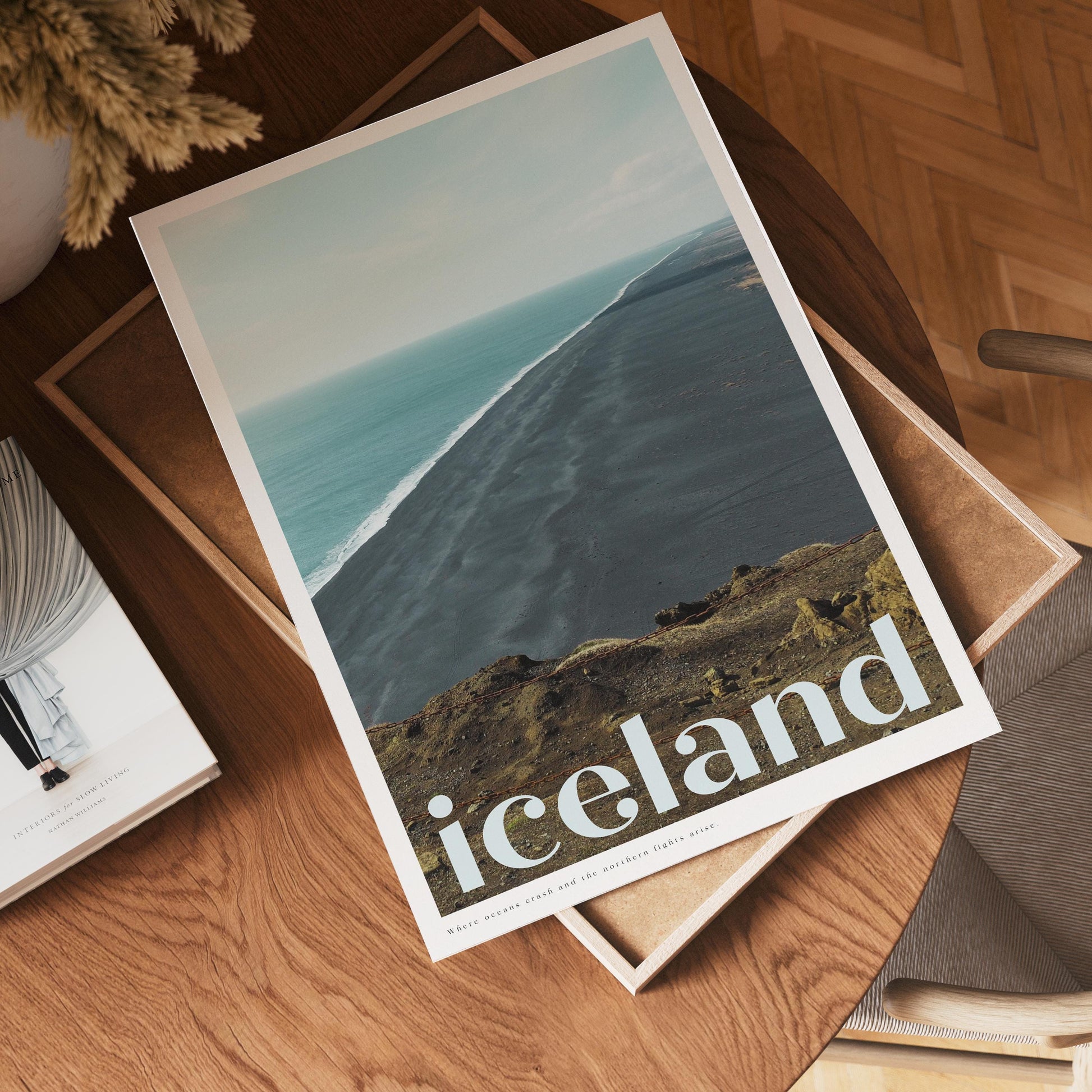 Iceland Poster | Stunning Art Poster of Iceland’s Majestic Landscape, Perfect for Your Home or Office Decor.