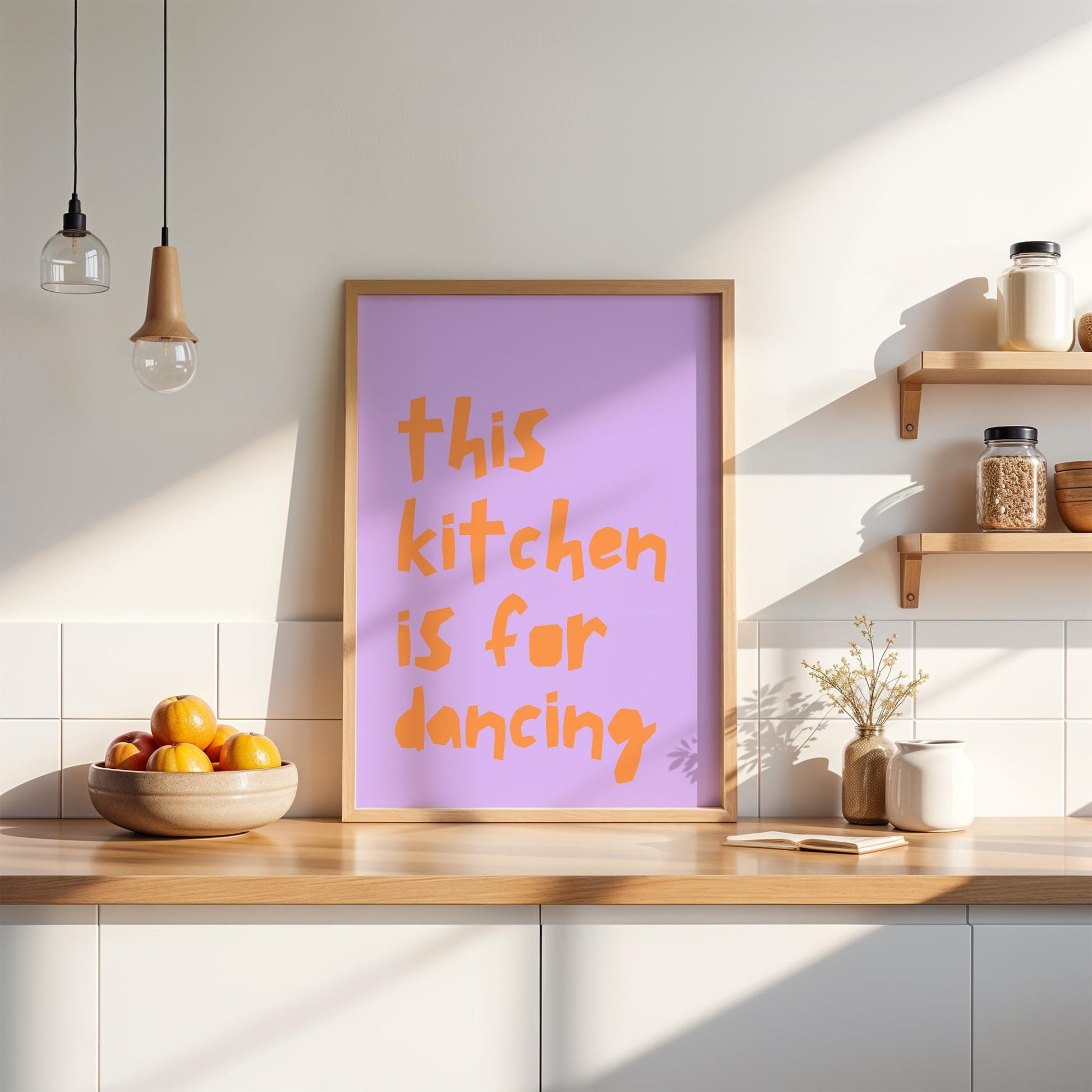 Kitchen Dancing Poster