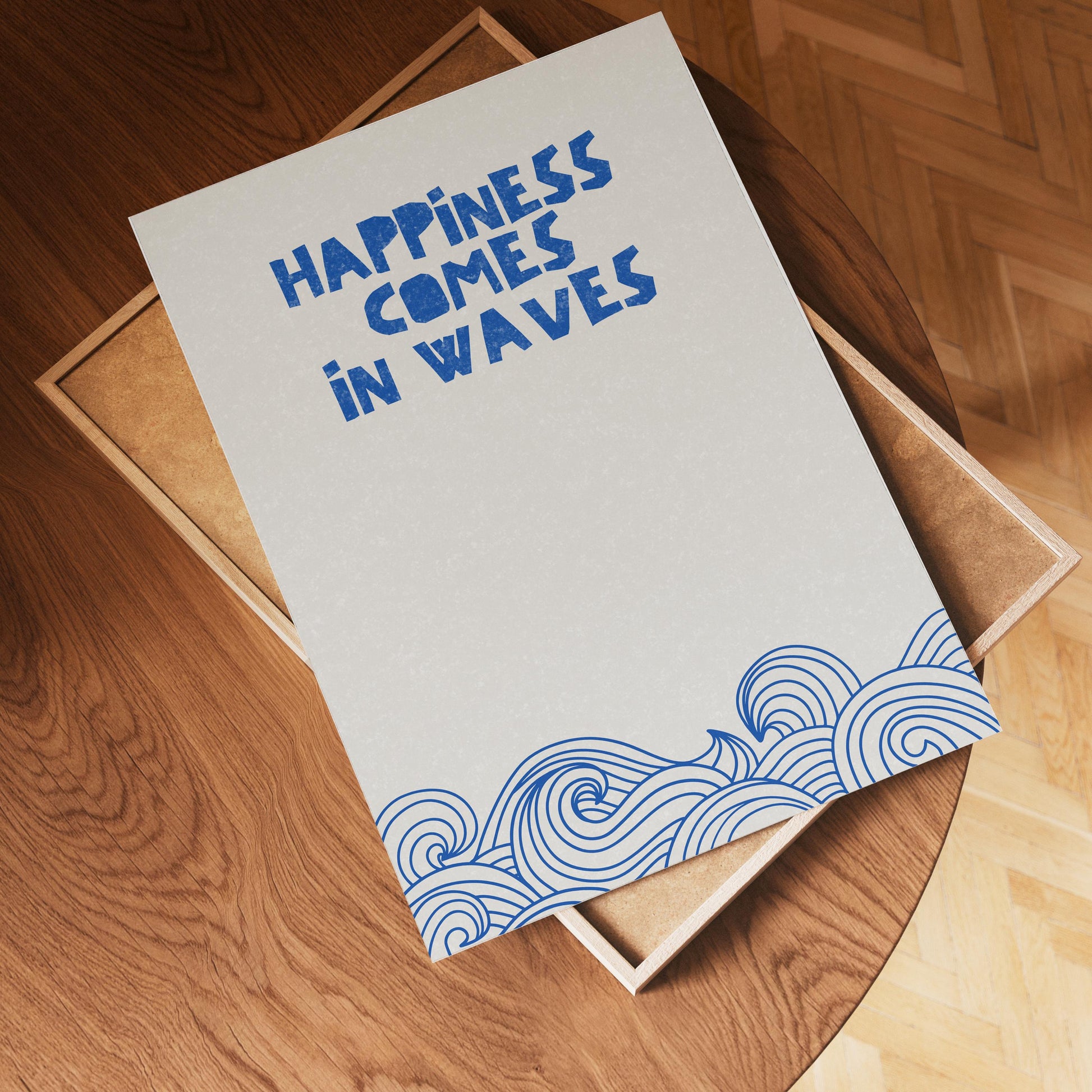 Happy Waves Poster