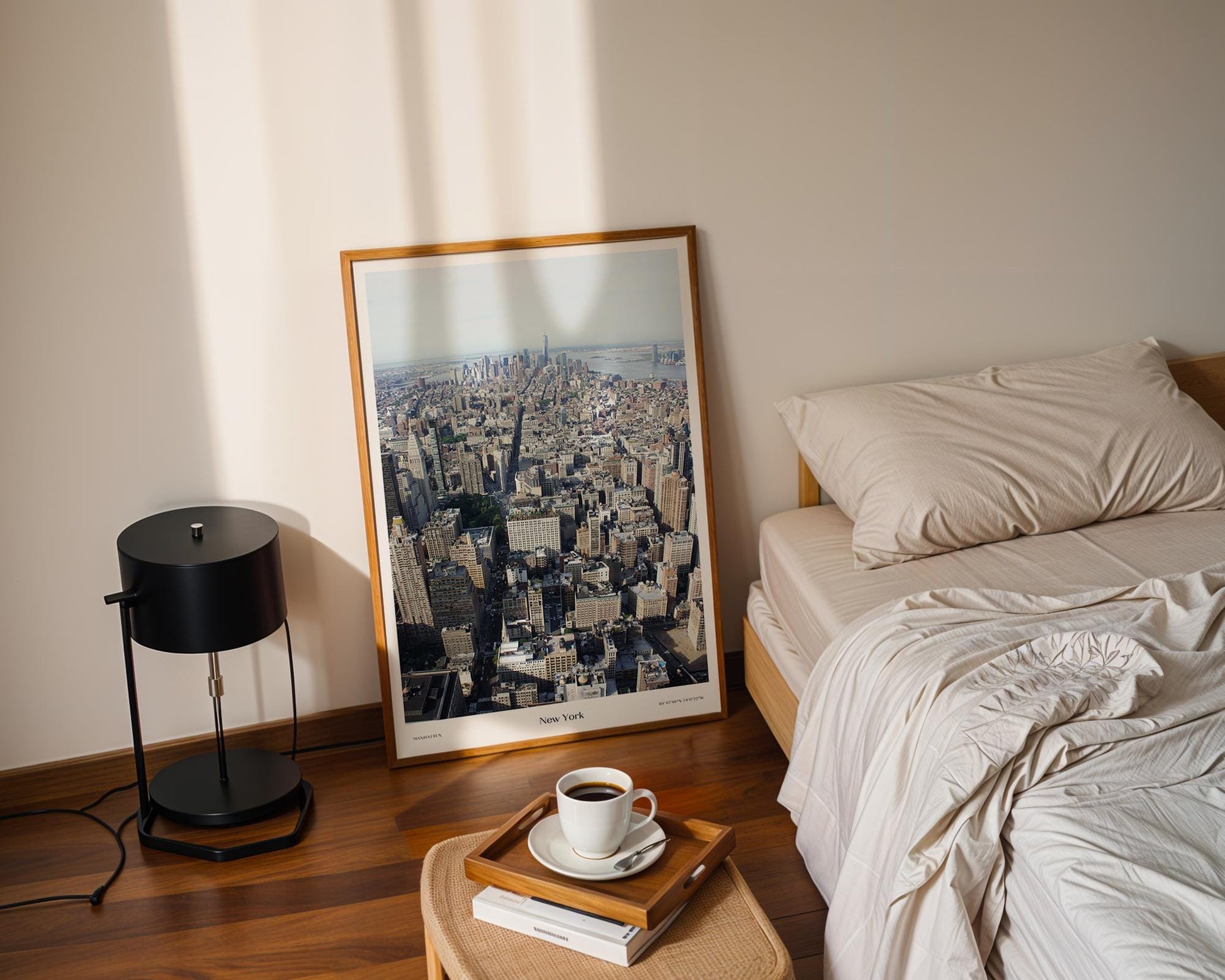 Manhatten City Photography Poster – Iconic NYC Landmark, Urban Wall Art, Cityscape Decor, Stunning Photography for Home and Office