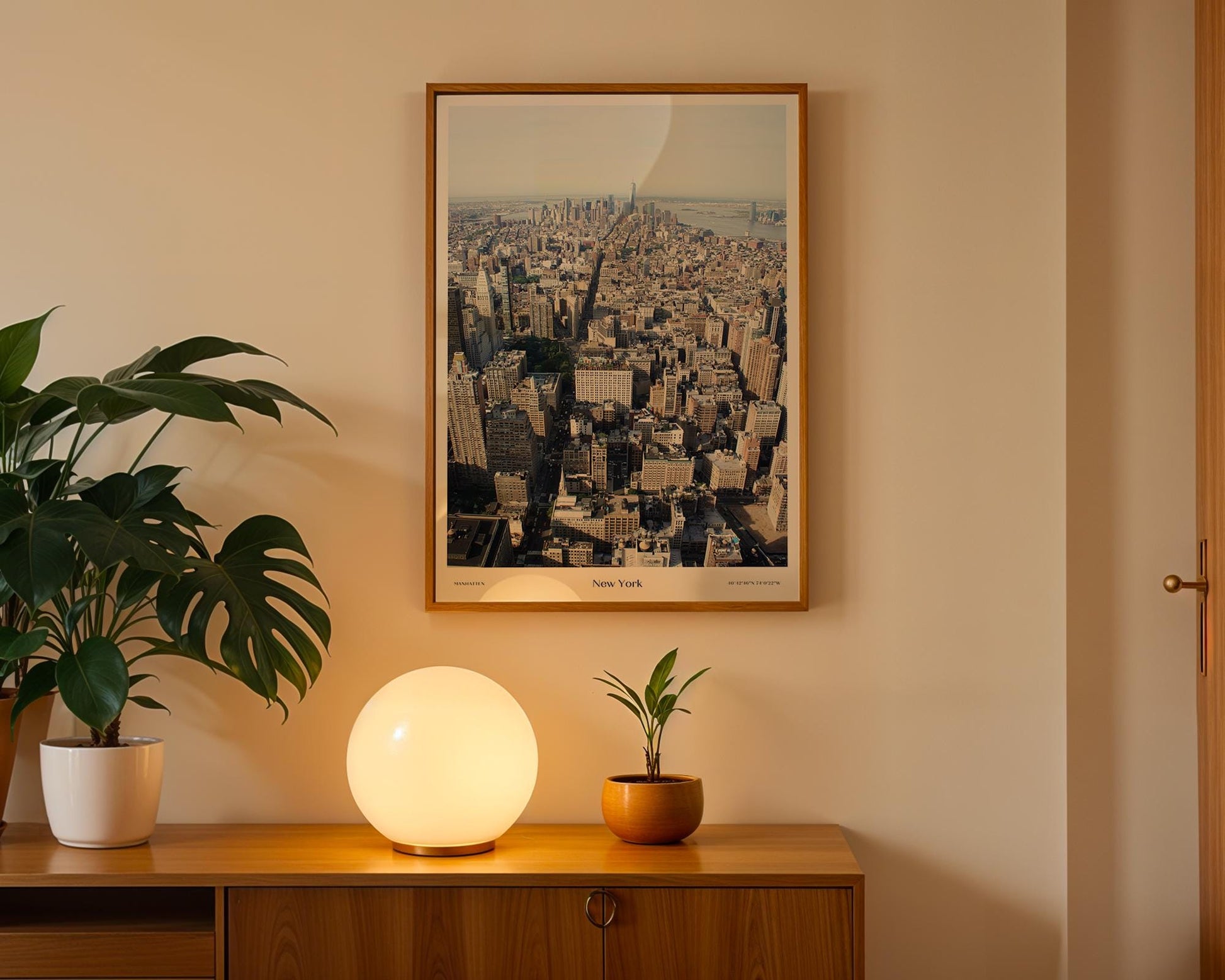 Manhatten City Photography Poster – Iconic NYC Landmark, Urban Wall Art, Cityscape Decor, Stunning Photography for Home and Office