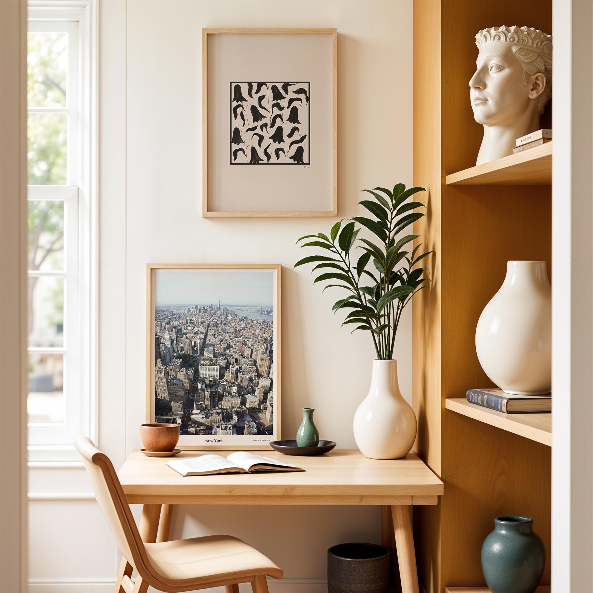 Manhatten City Photography Poster – Iconic NYC Landmark, Urban Wall Art, Cityscape Decor, Stunning Photography for Home and Office