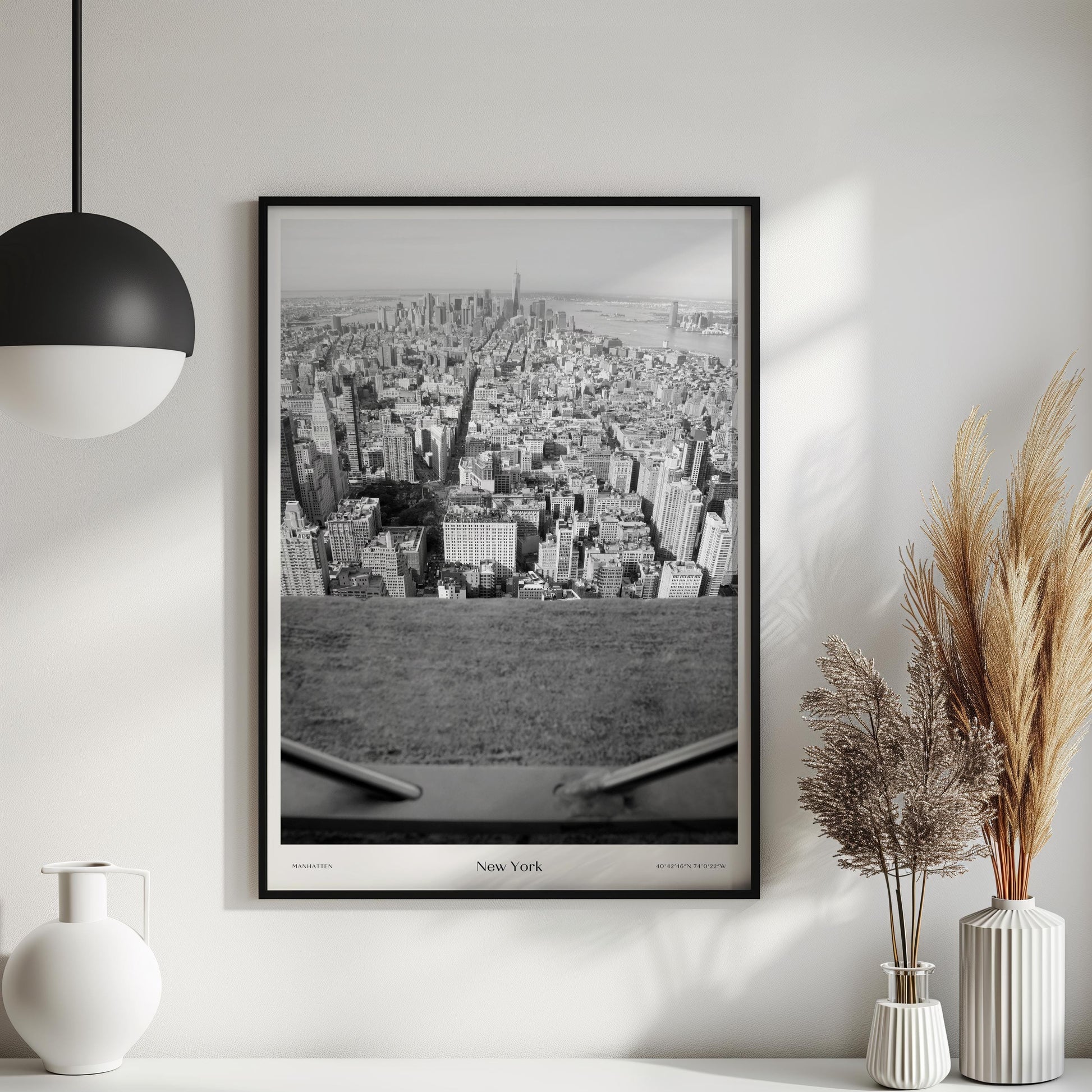Poster New York Photography Manhatten Black and White