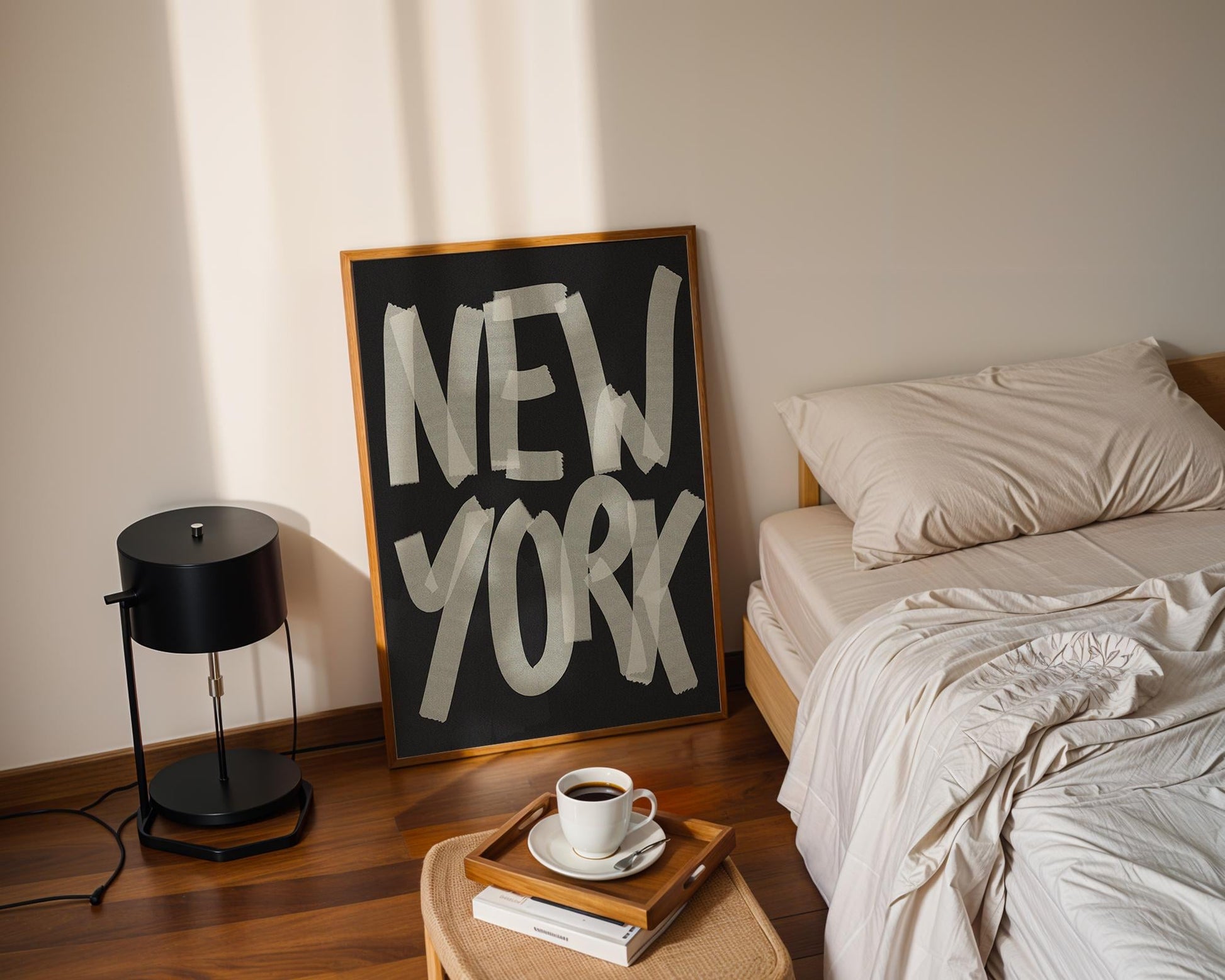 New York Poster | Bold Fine Grain Finish – Perfect for City and Urban Wall Art Lovers