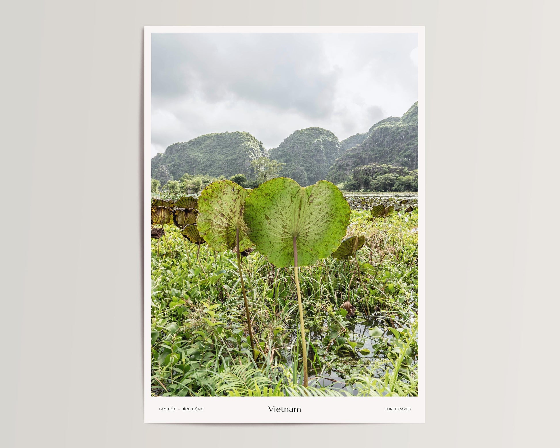 Limestone Three Caves Poster