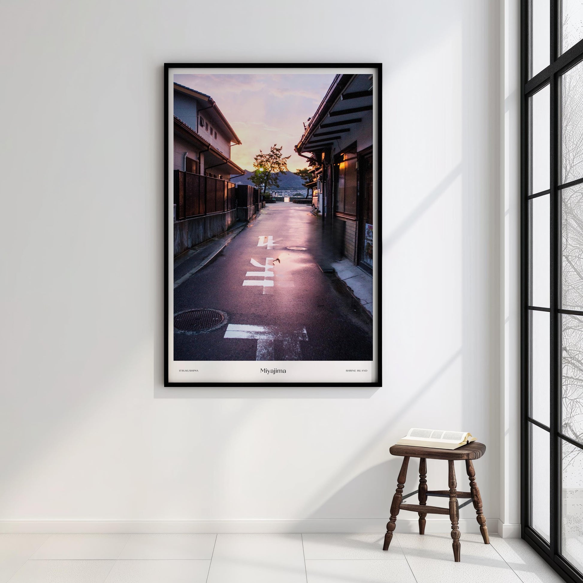 Miyajima Island Sunset Poster | City Streets Vibes – Perfect for Travel Enthusiasts
