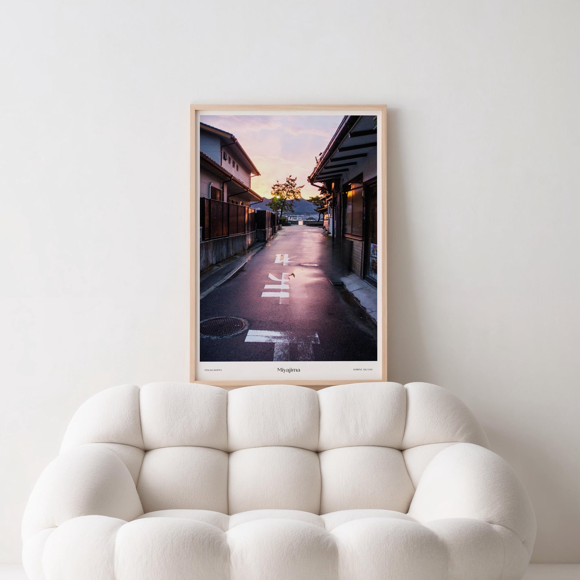 Miyajima Island Sunset Poster | City Streets Vibes – Perfect for Travel Enthusiasts