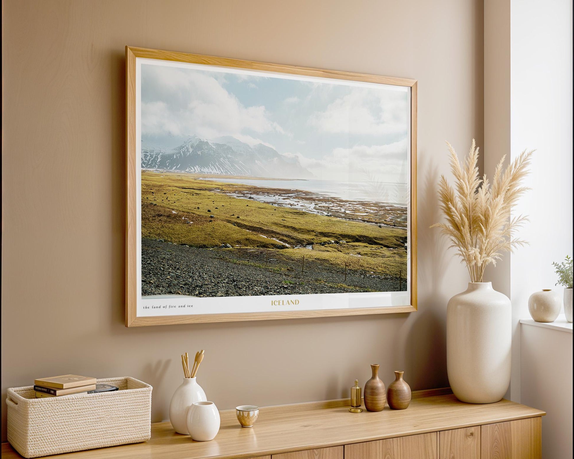 Iceland Poster | Nordic Landscape Wall Art | Travel Photography Print | Nature Print for Home & Office | Gift for Adventure Lovers