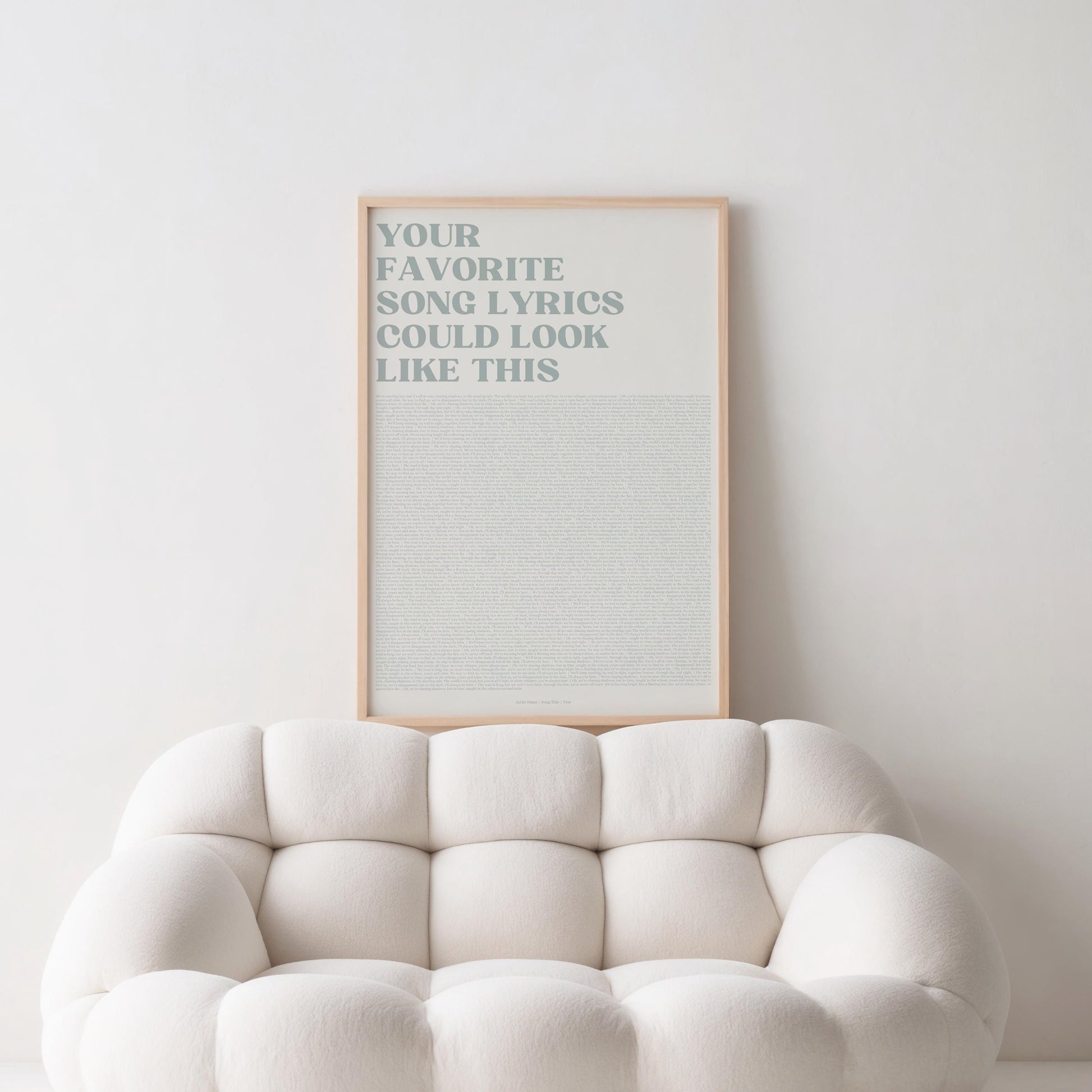 Song Lyrics Poster | Personalised Music Poster, Customizable Music Gift, Vinyl Lyric Poster, Wedding Anniversary Gift