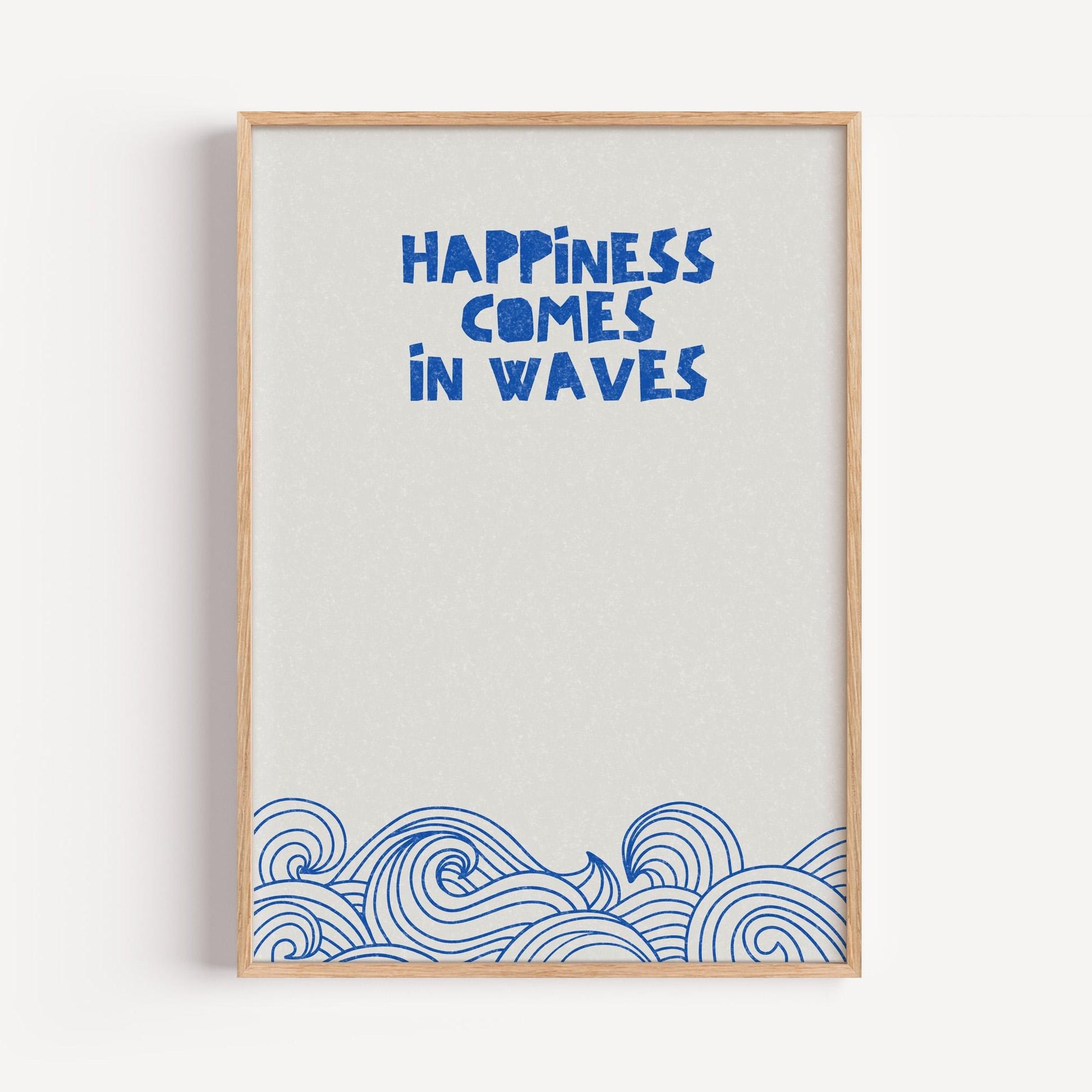 Happy Waves Poster