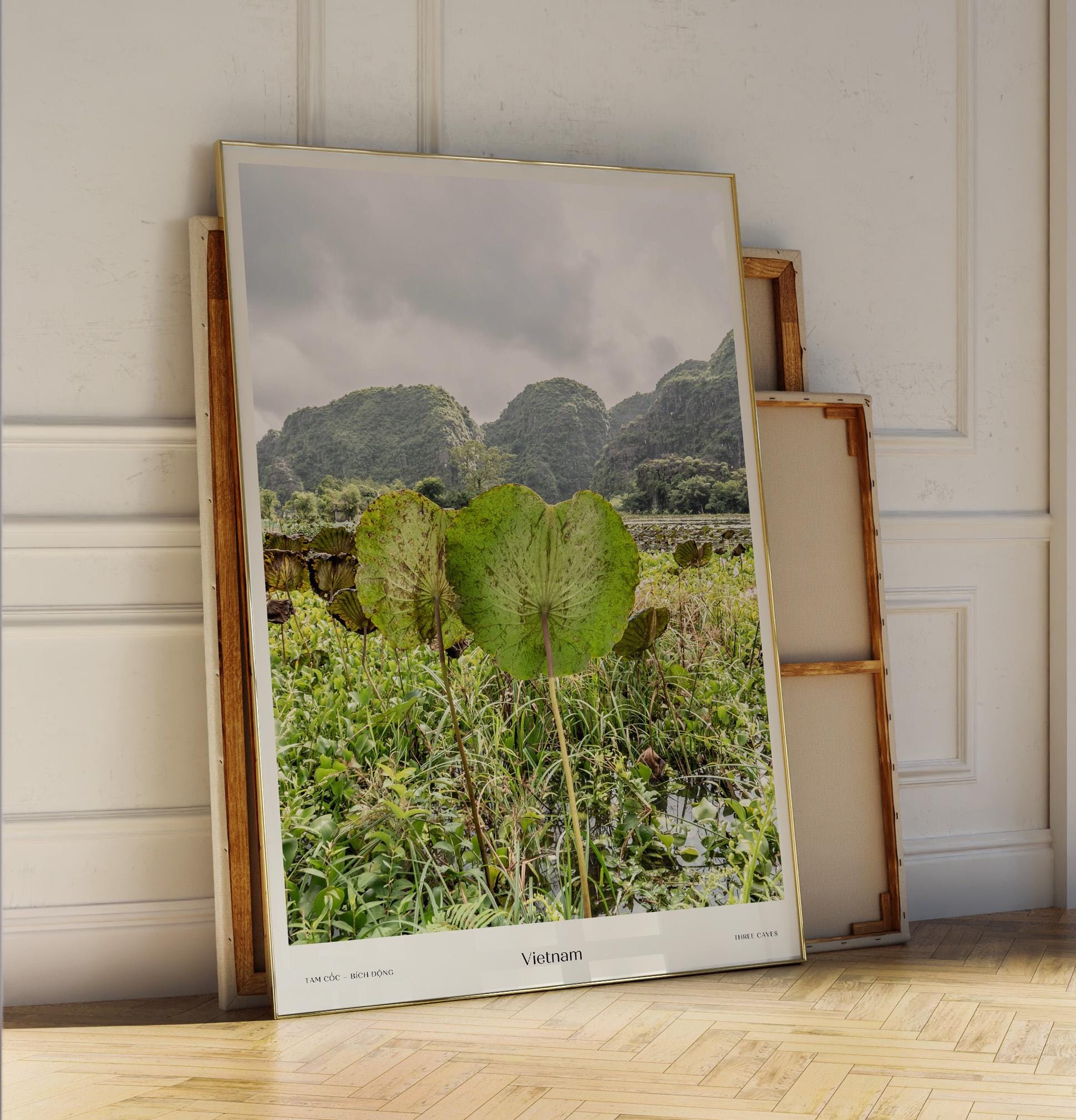 Limestone Three Caves Poster