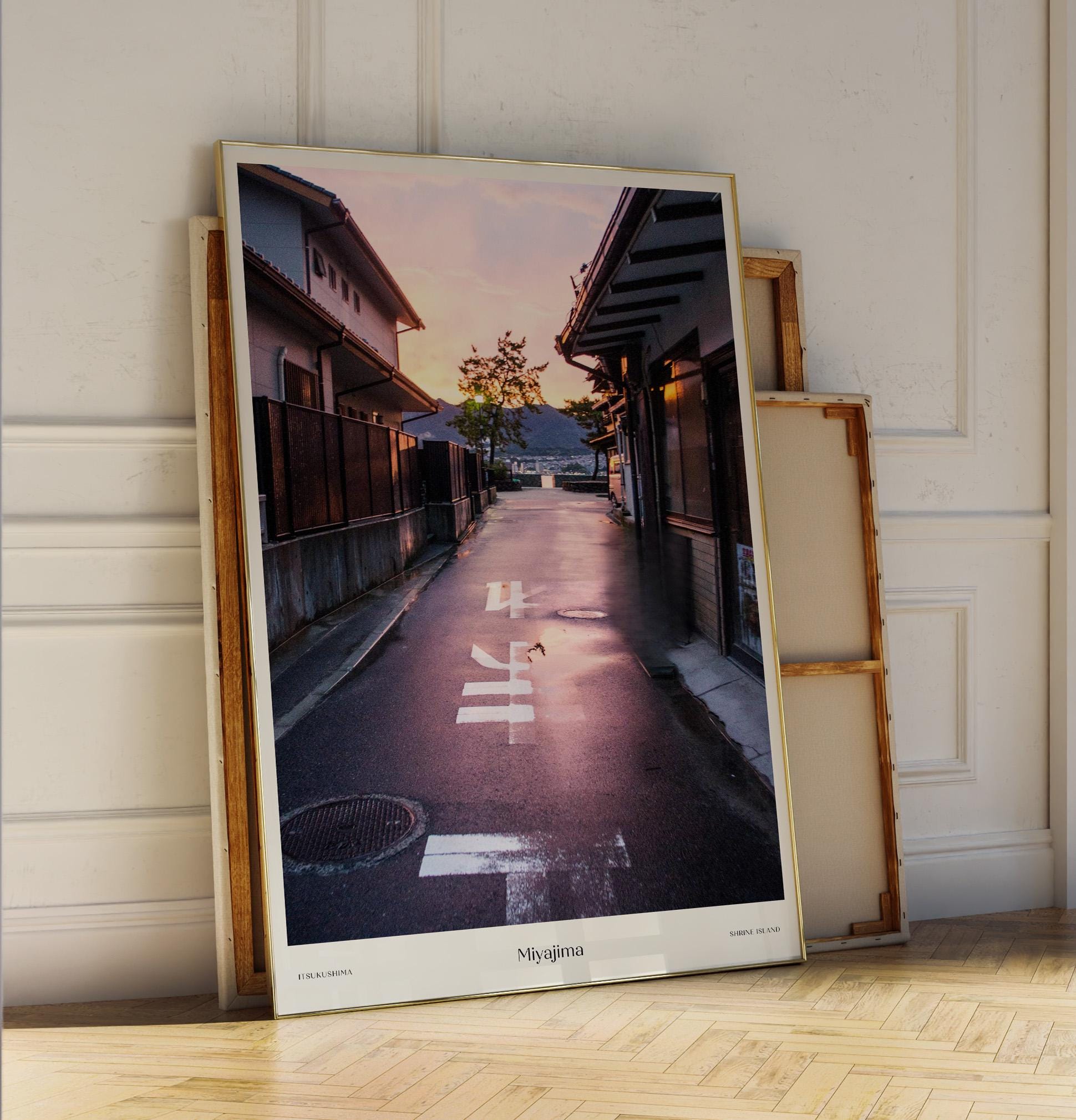 Miyajima Island Sunset Poster | City Streets Vibes – Perfect for Travel Enthusiasts