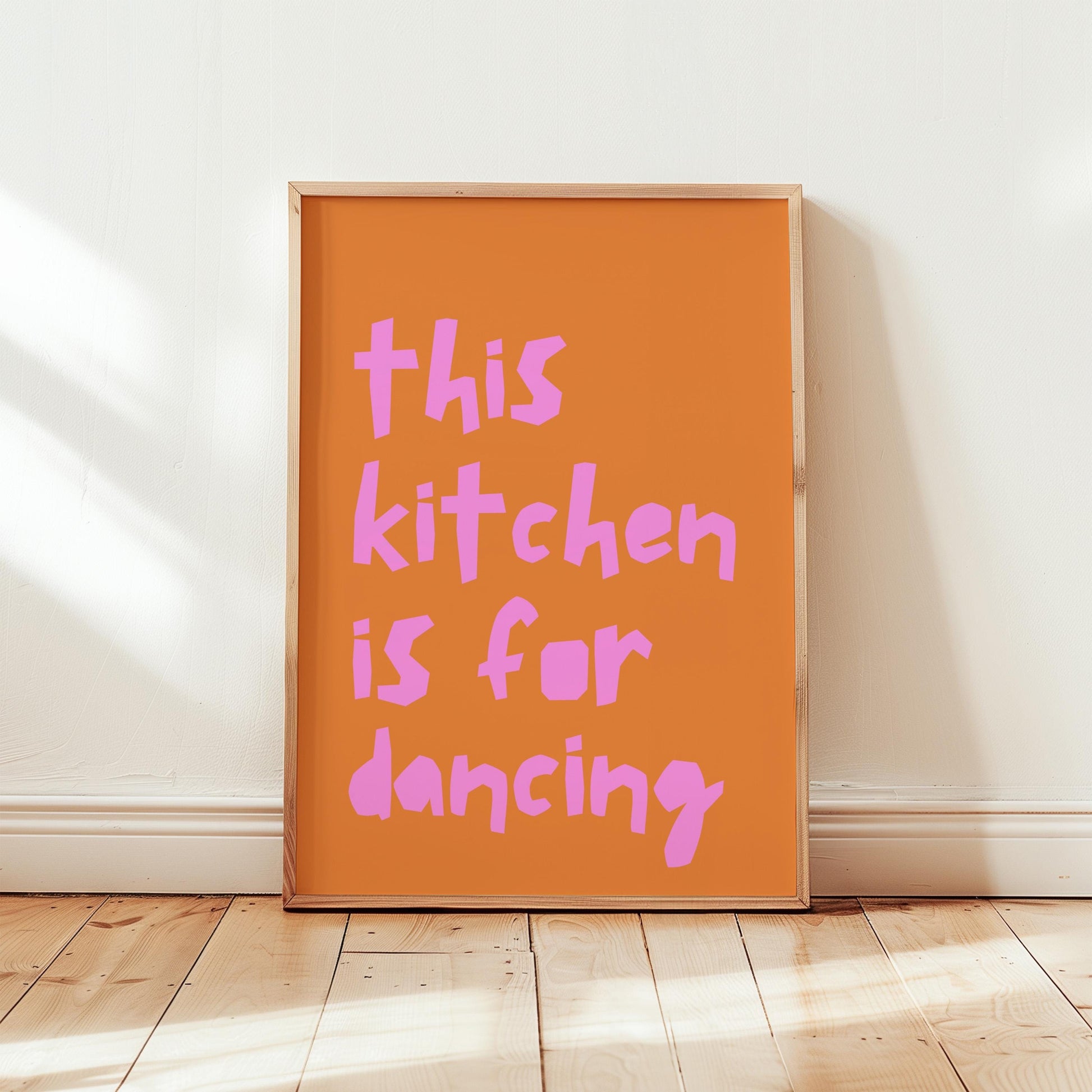 Kitchen Dancing Poster